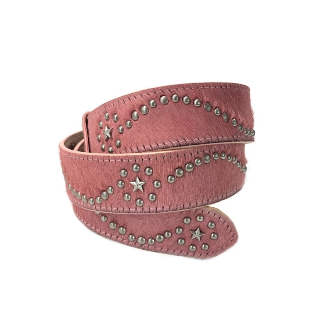 faze seoul 스터드 송치 벨트 -핑크 상품이미지2