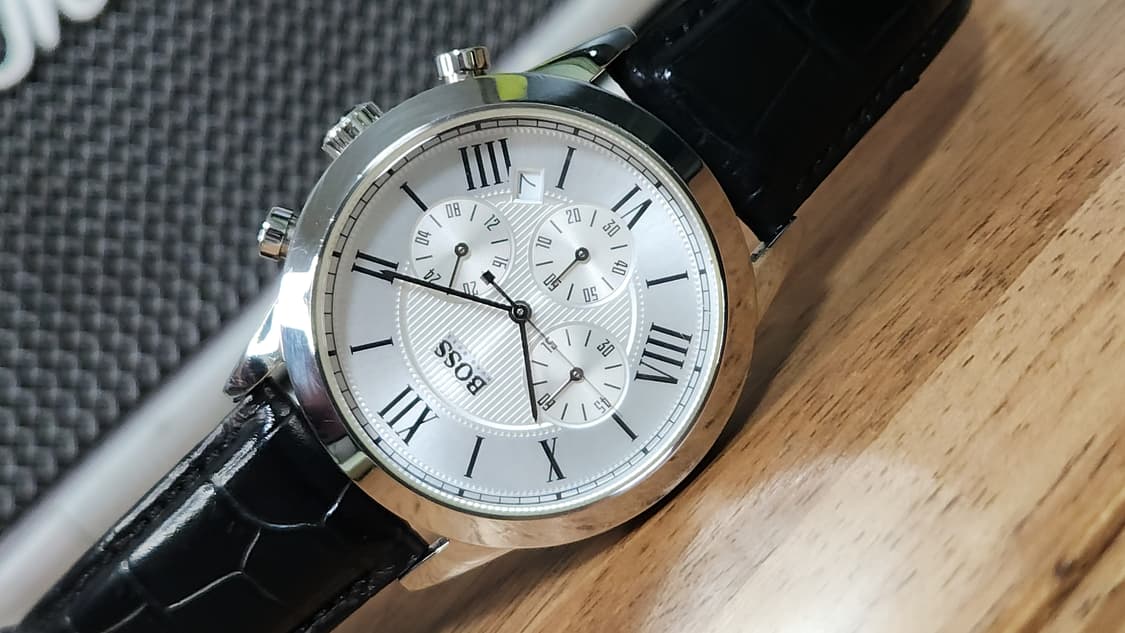 # 휴고보스 크로노 가죽밴드 남성명품 시계 급처 상품이미지9