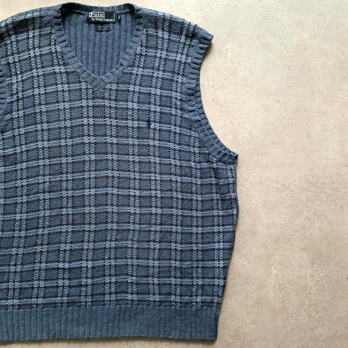 Polo knit vest 상품이미지2