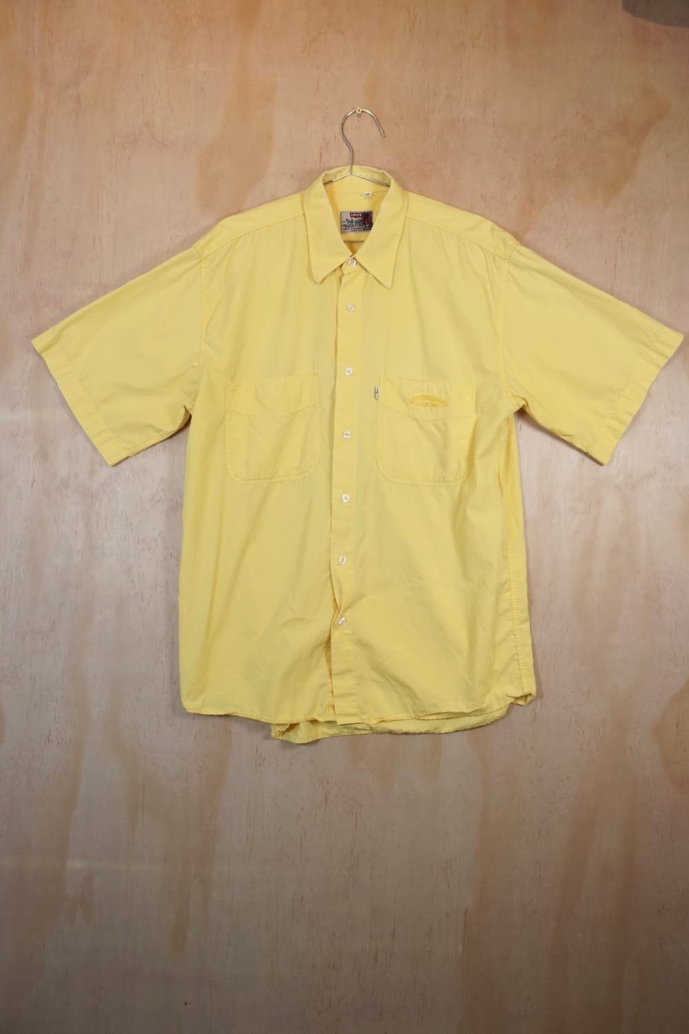  90s 리바이스 옐로우 더블 포켓 셔츠 Levi’s 상품이미지1