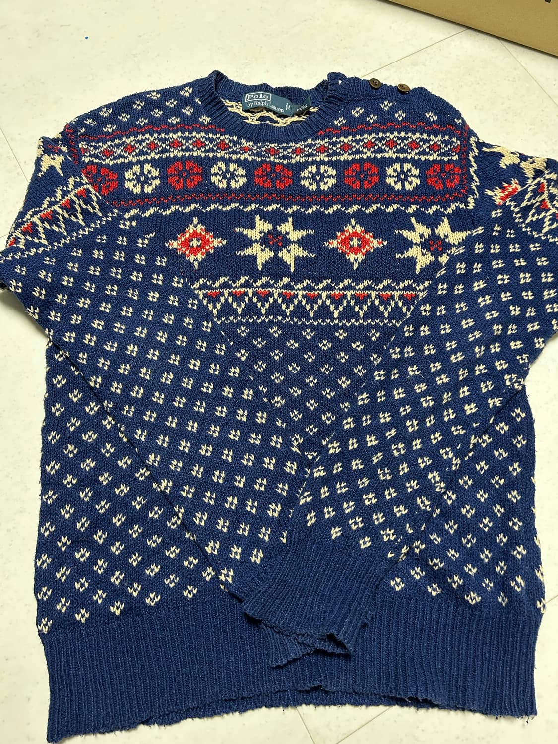 폴로 니트 M사이즈 판매 상품이미지1