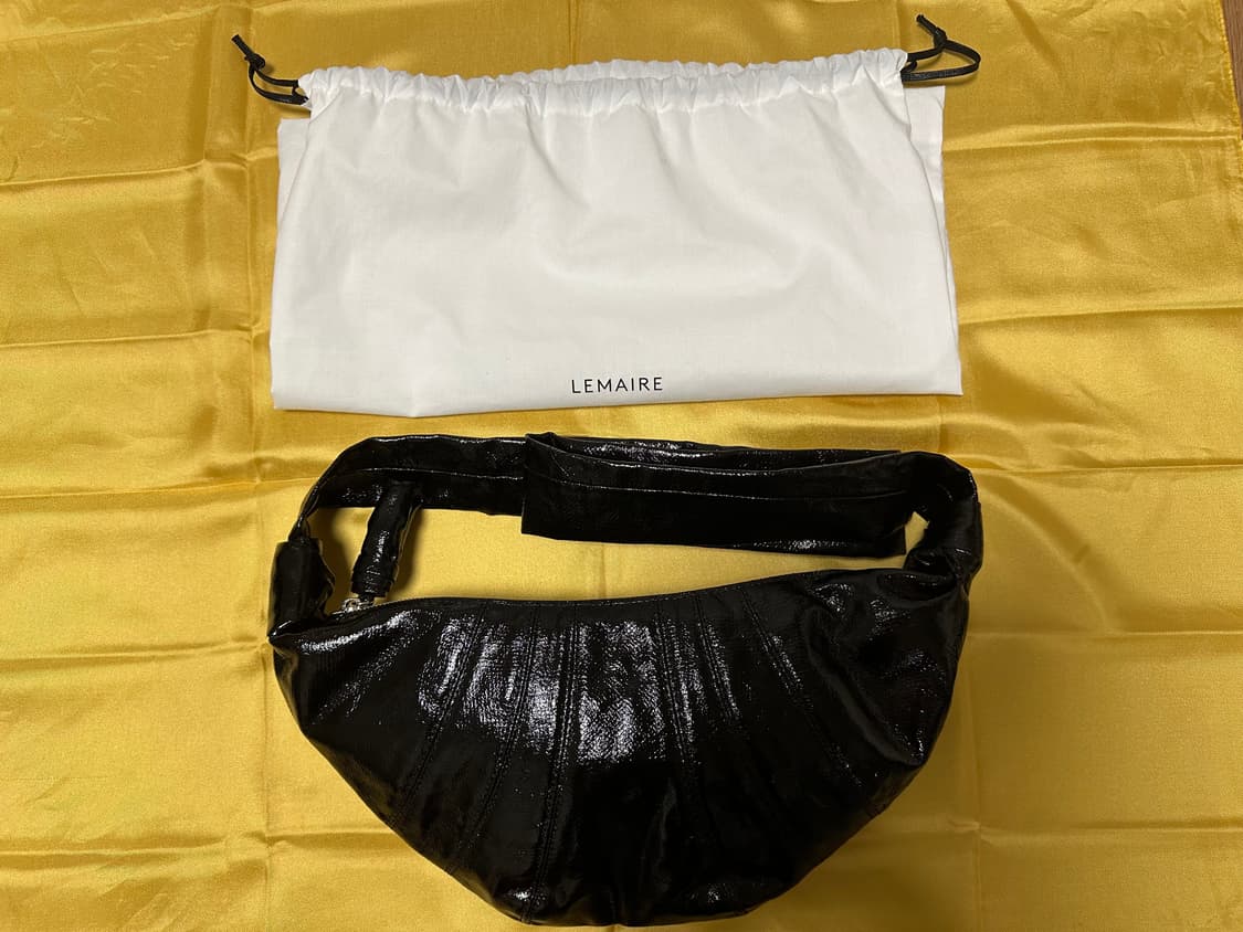 르메르 범백 코티드 린넨 스몰 블랙 상품이미지3