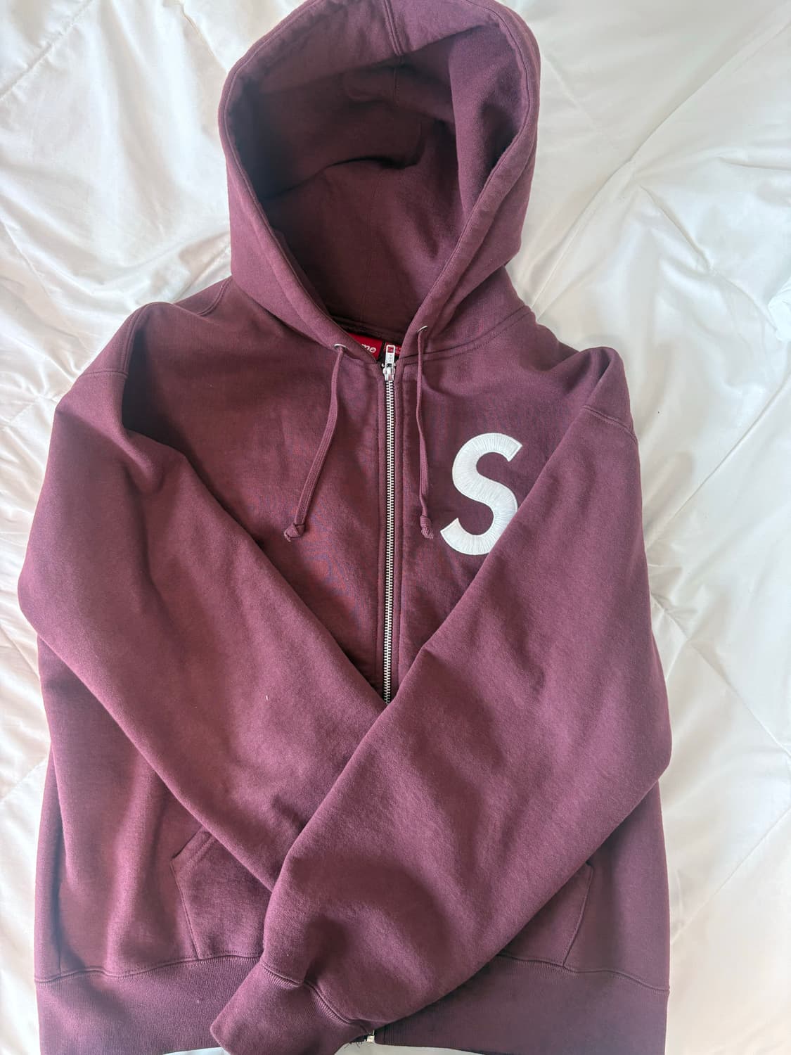 슈프림 s로고 후드집업 상품이미지1