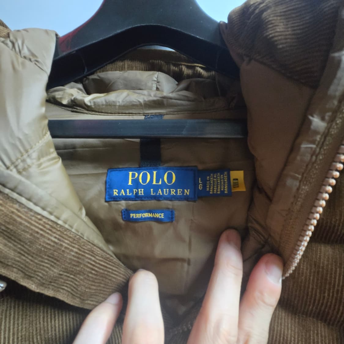 폴로랄프로렌 코듀로이 경량 패딩 상품이미지2