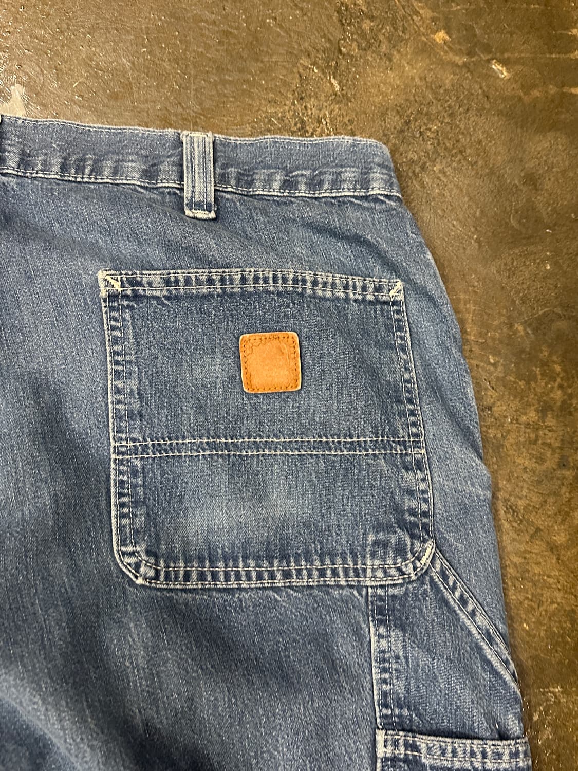 칼하트 카펜터 데님팬츠 덩가리핏 38 상품이미지6