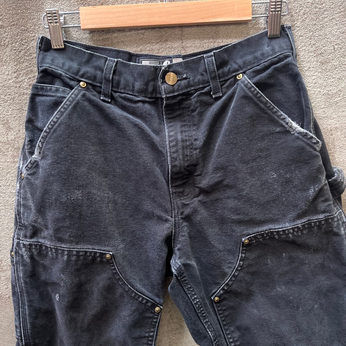 칼하트 더블니 USA 블랙 상품이미지2