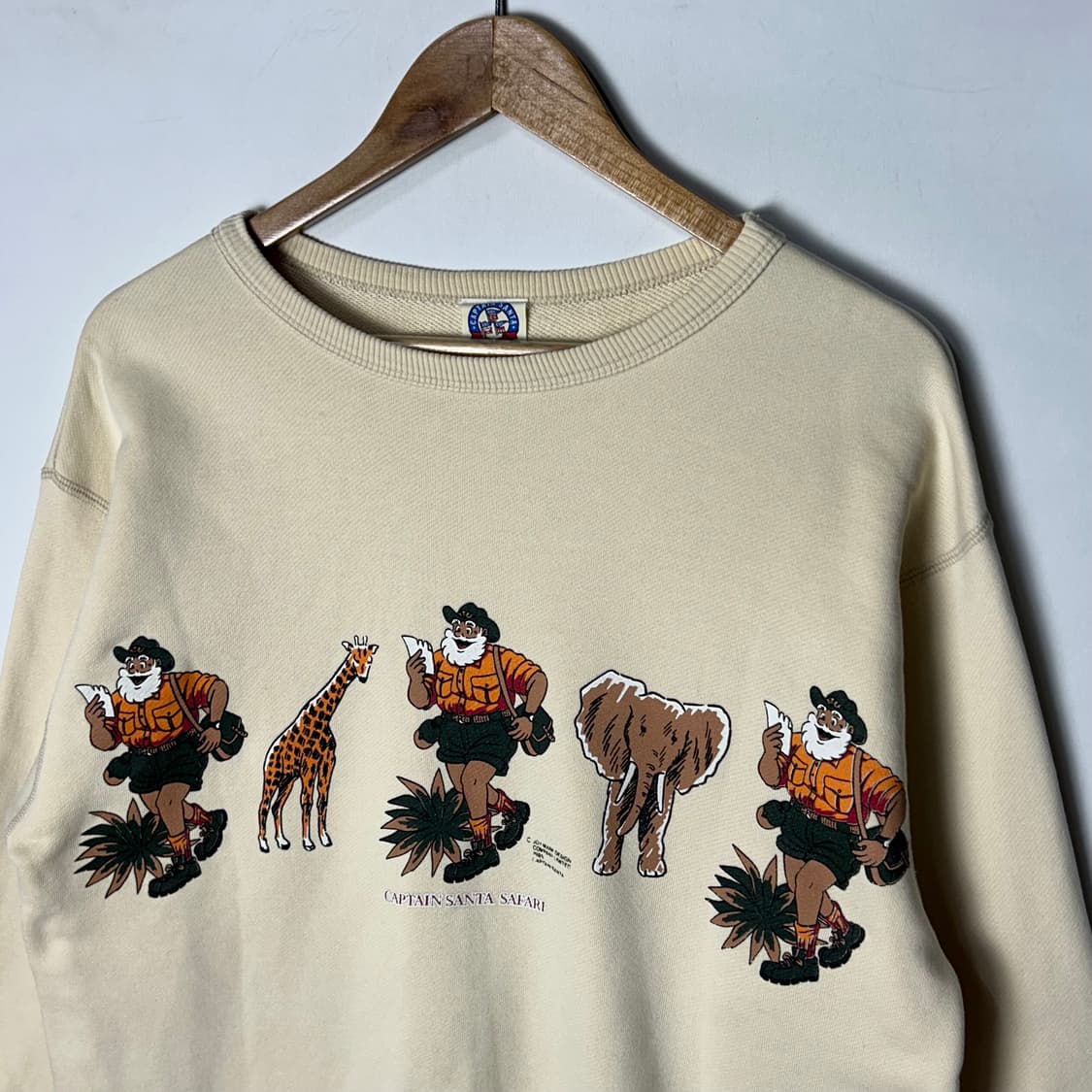 [CAPTAIN SANTA] 캡틴산타 사파리 프린팅 맨투맨 상품이미지3