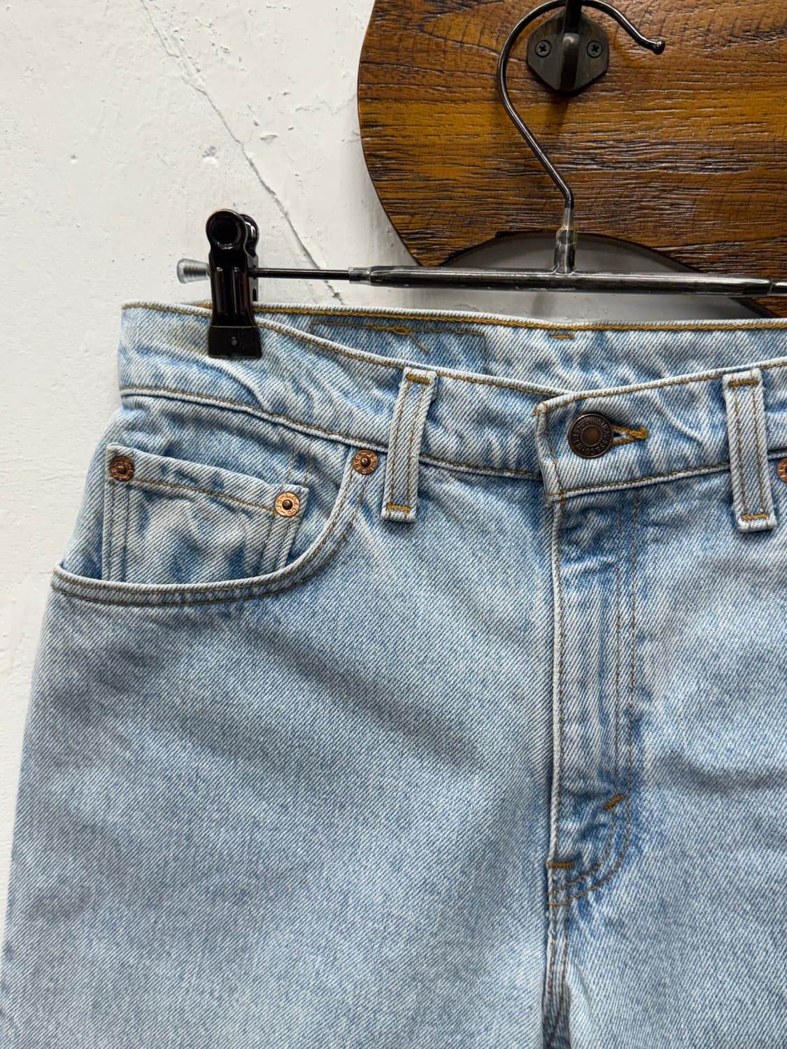 90s USA Levi's 550 Relaxed Denim Shorts 상품이미지5