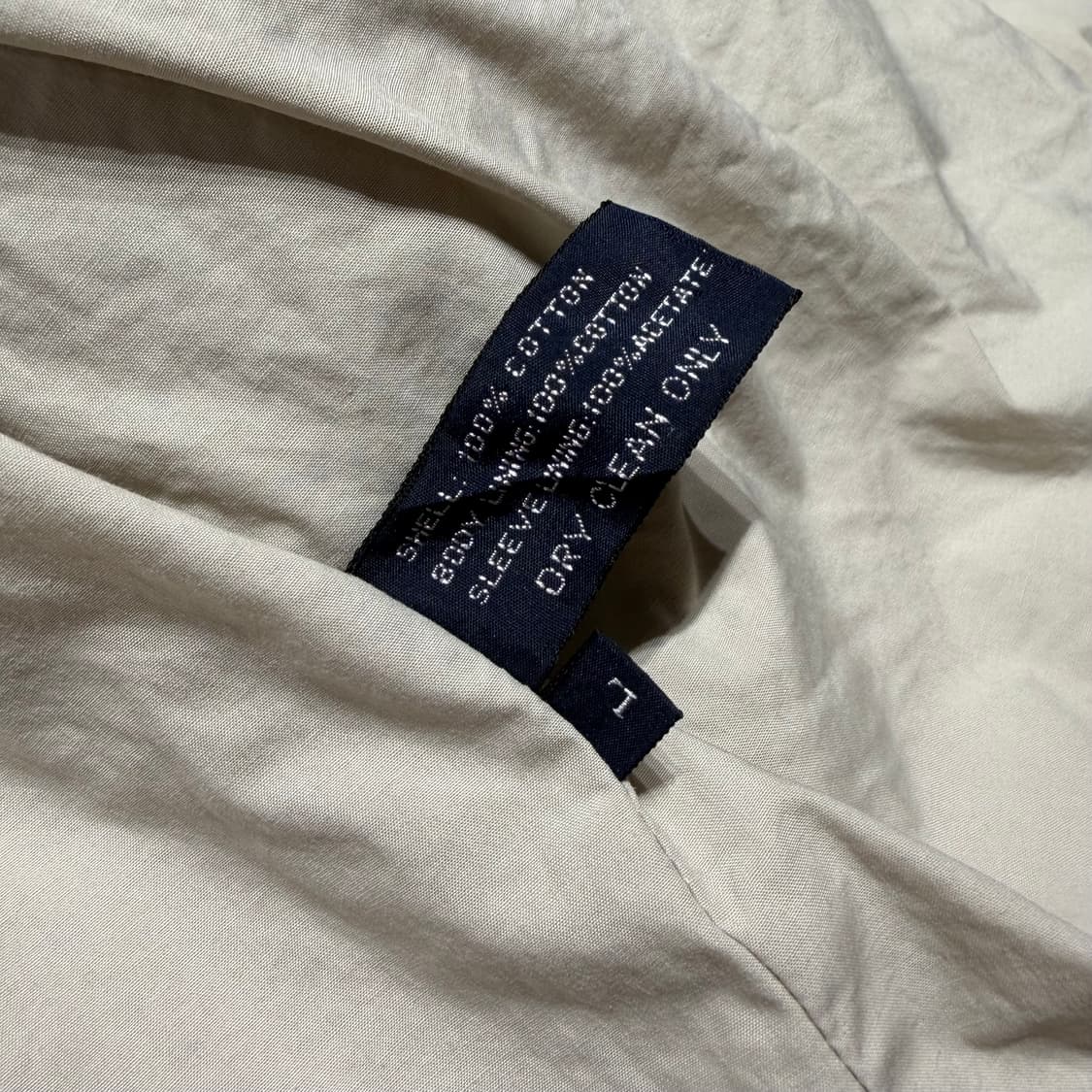 버버리 90s 하이넥 사파리 자켓 L 105 상품이미지7