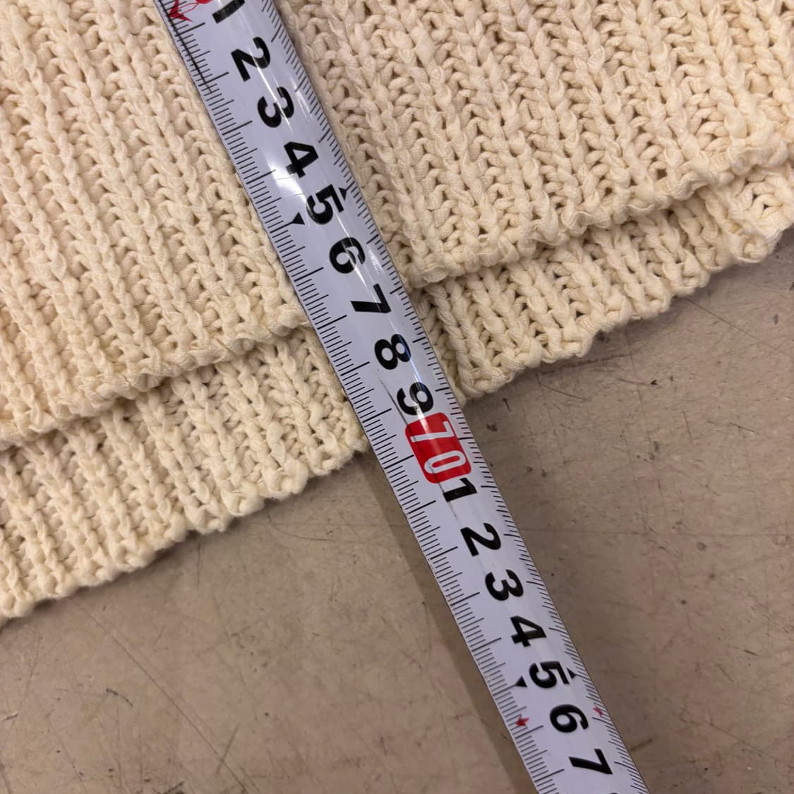 더 오픈 프로덕트 커팅 패턴 니트 상품이미지4