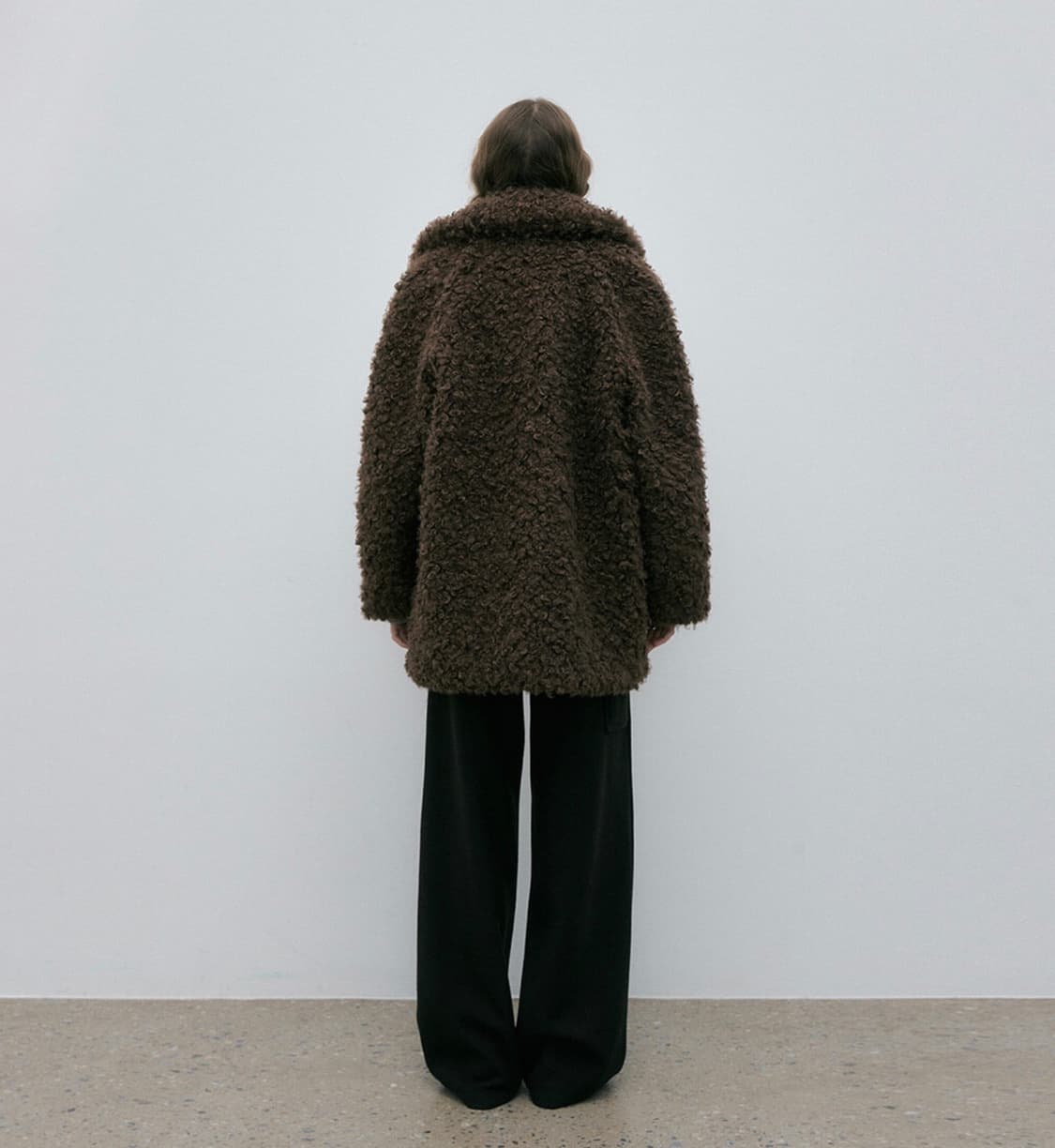 마이스 래글런 퍼 더플 코트 상품이미지3