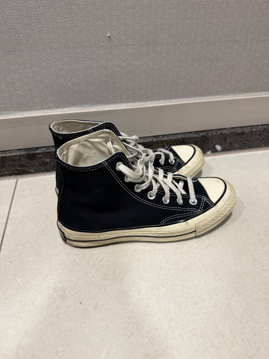 컨버스 척테일러 70 하이 블랙 240mm 상품이미지2