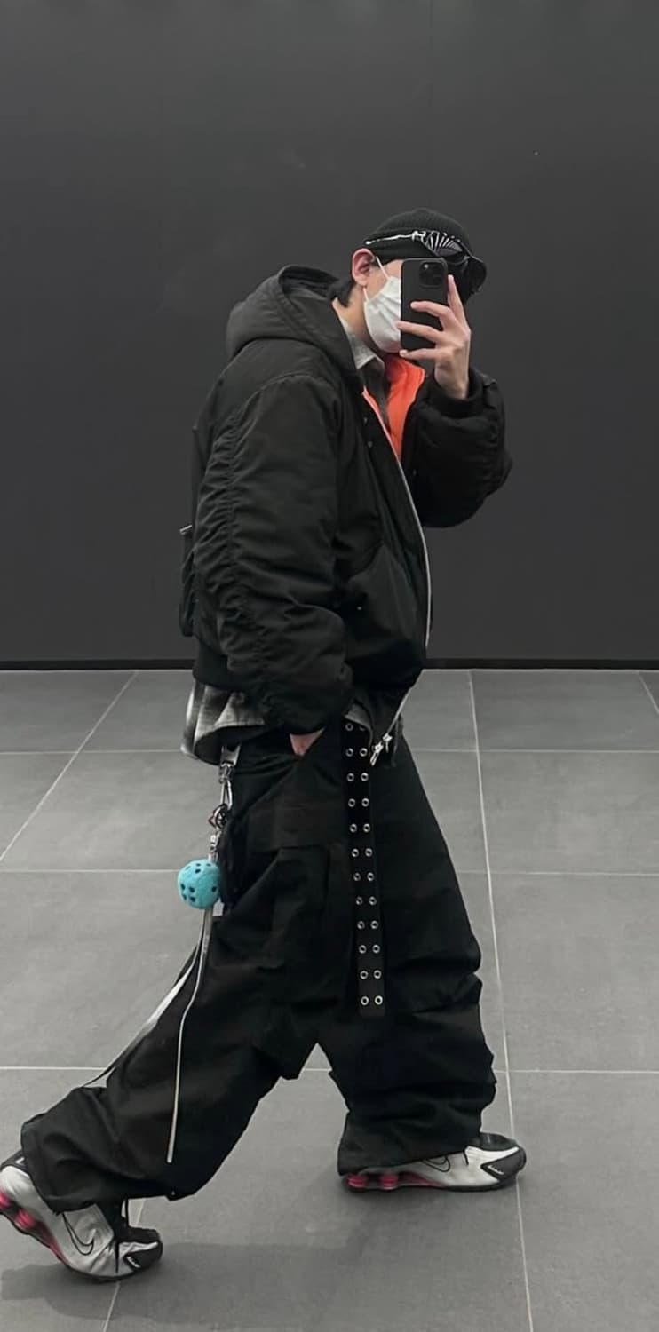 로어링라드 후드 셔링 MA-1 블랙 봄버 품절상품 상품이미지4