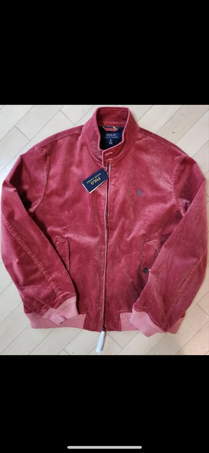 새상품 폴로 베이비핑크 코듀로이 바라쿠타 XL 상품이미지1