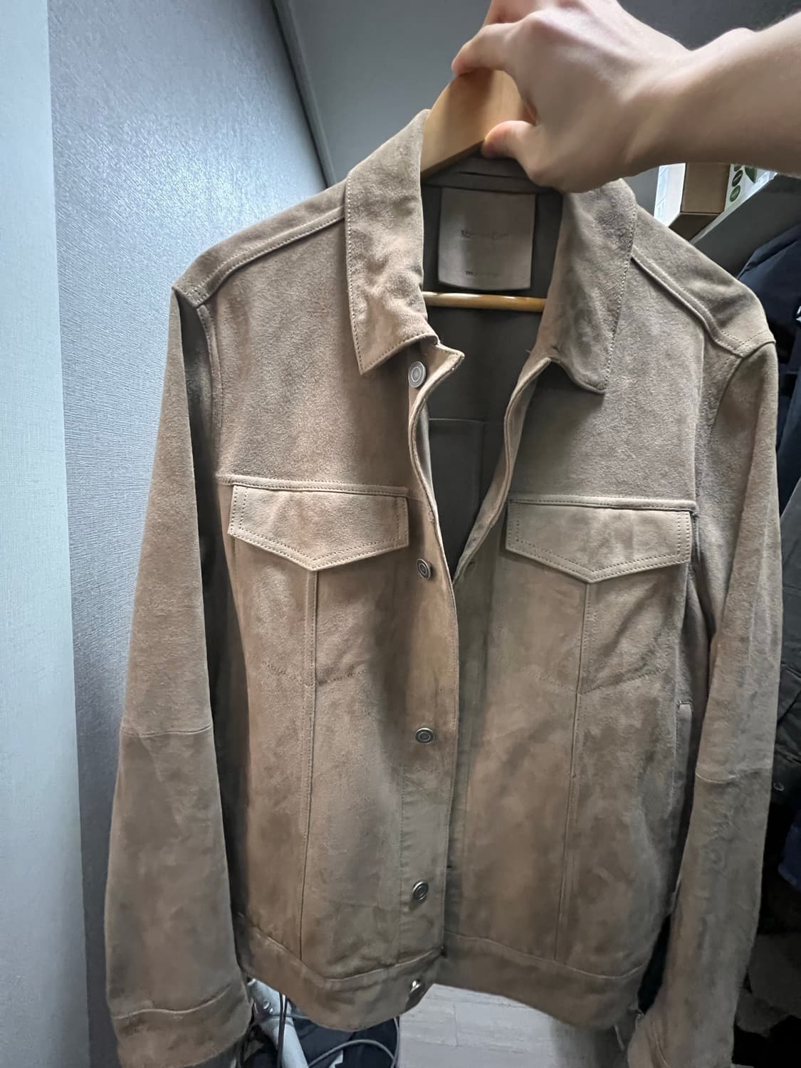 마시모두띠 스웨이드 자켓 L 상품이미지3