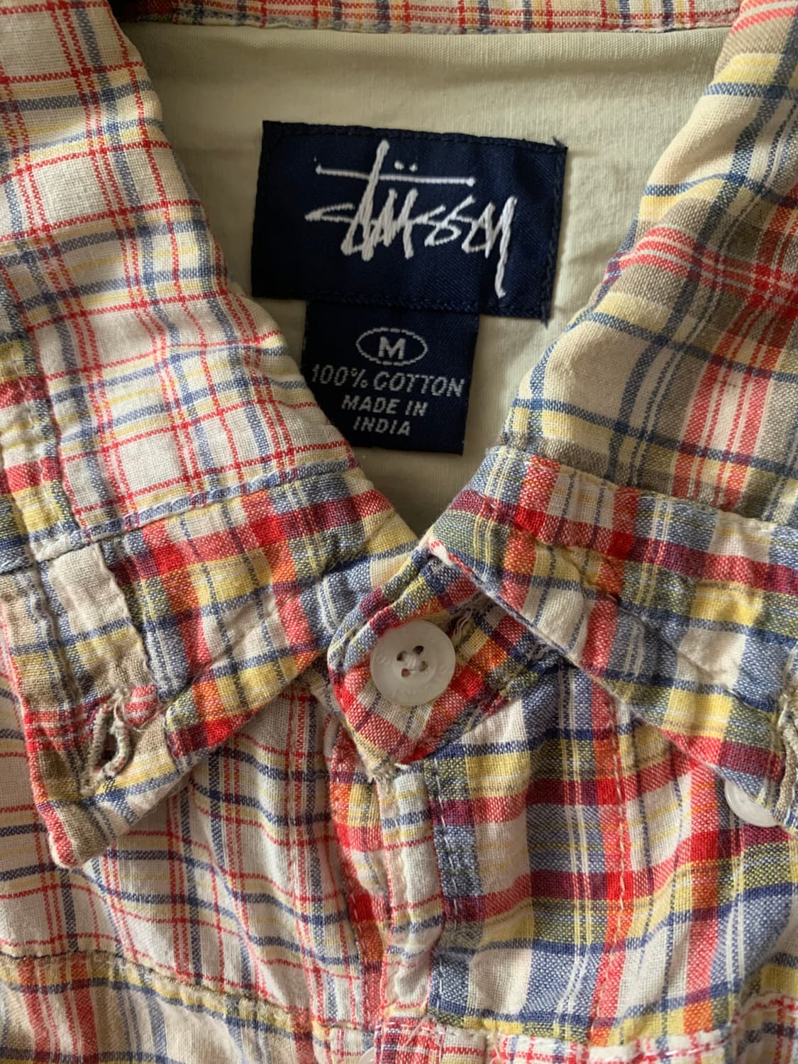 스투시 마드라스 반팔 셔츠 상품이미지2