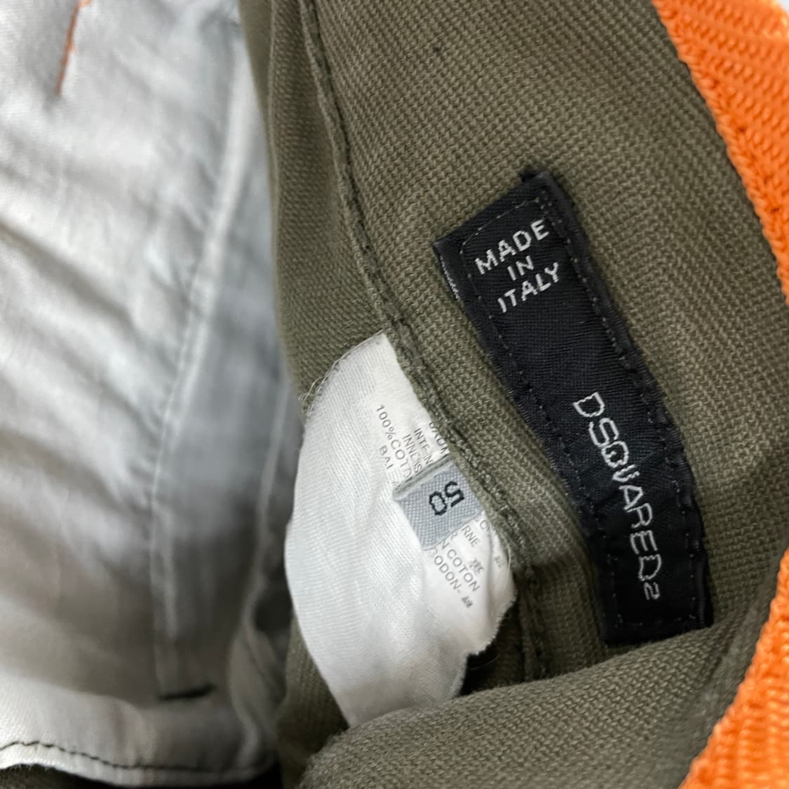 디스퀘어드2 카고 팬츠 카키 50 상품이미지6