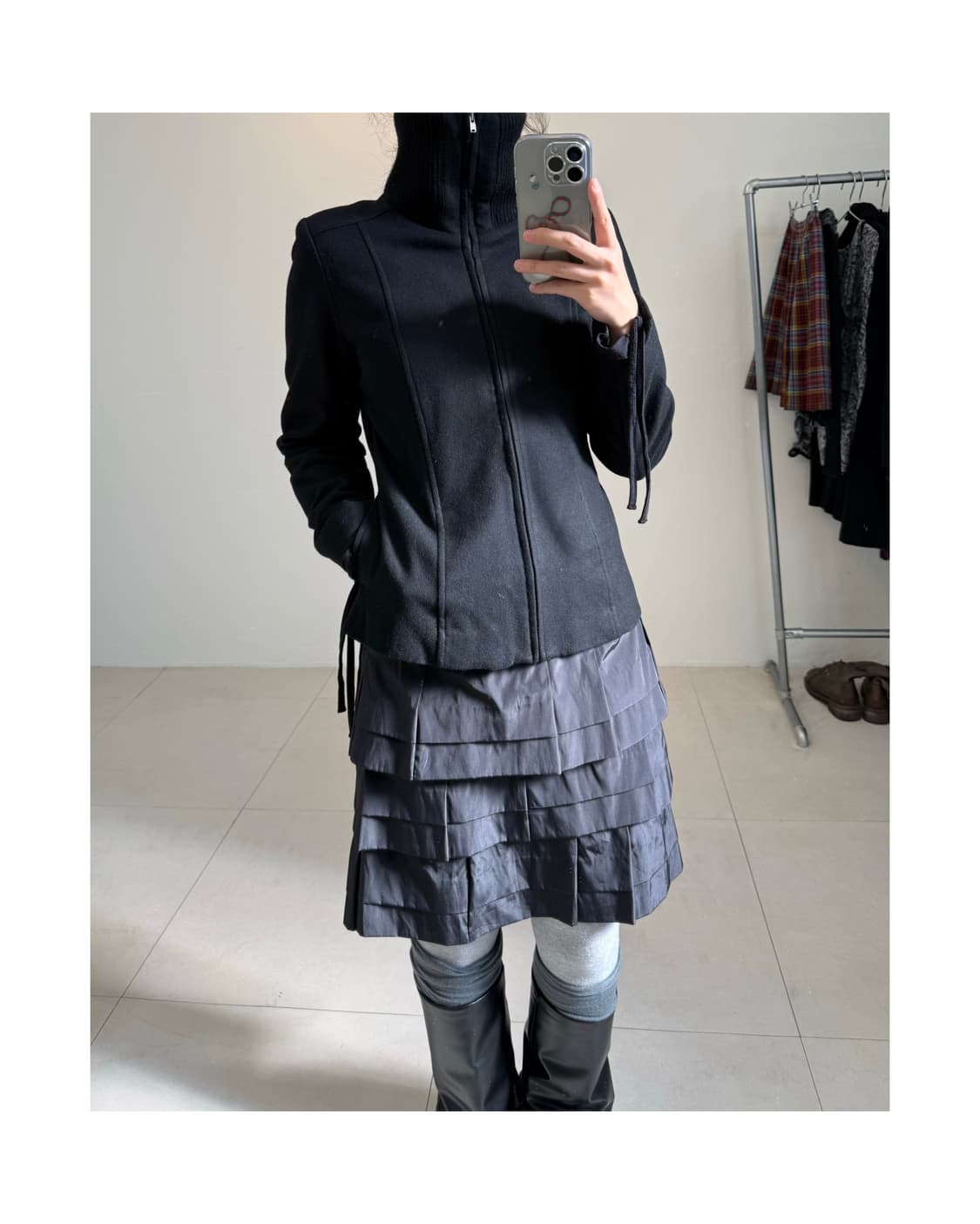 빈티지 울 혼방 자켓 상품이미지3