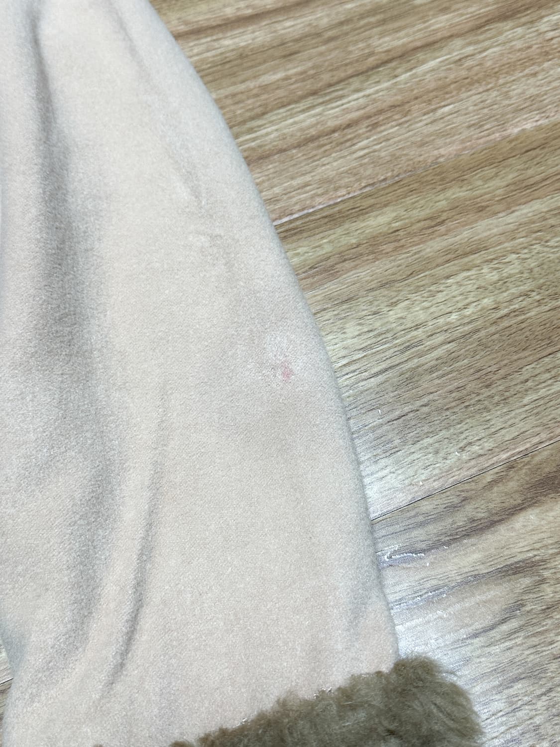 빈티지 엑시즈팜 리본 레이스 퍼 원피스 코트 히메갸루 로걀 라떼 공겜여주 상품이미지3