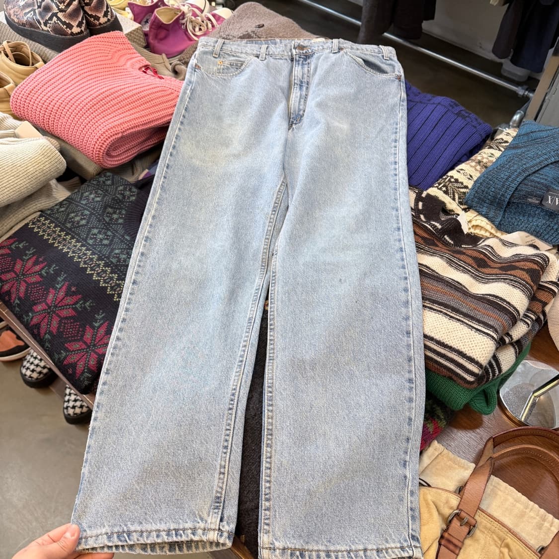 90S 리바이스 USA 오렌지탭 505 38인치 상품이미지4