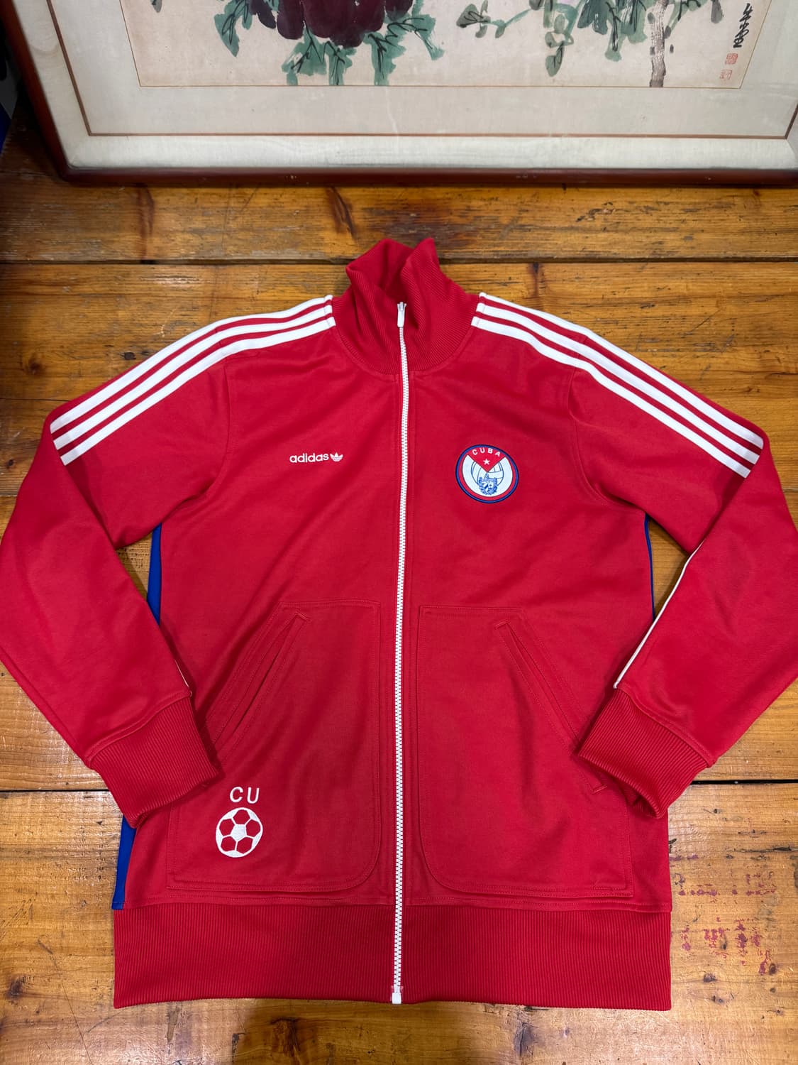 아디다스 쿠바 트랙탑 져지 사이즈100 매우깨끗 상품이미지1