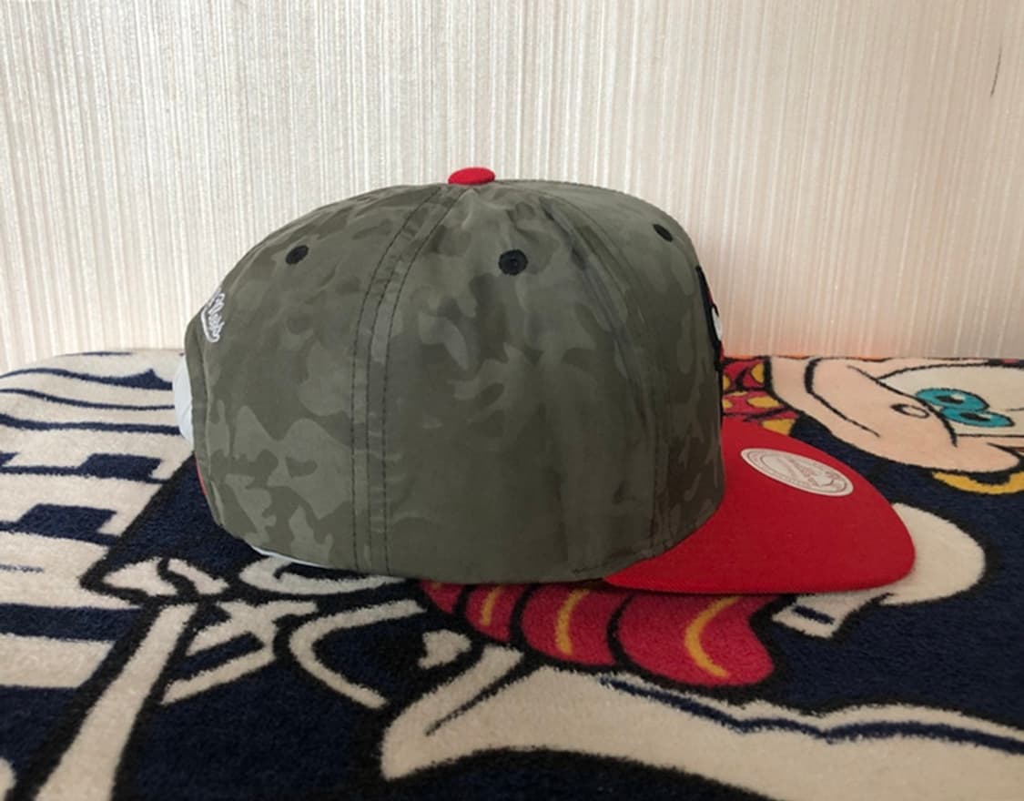 NBA 미첼앤네스 시카고불스 카모스냅백/모자 상품이미지7