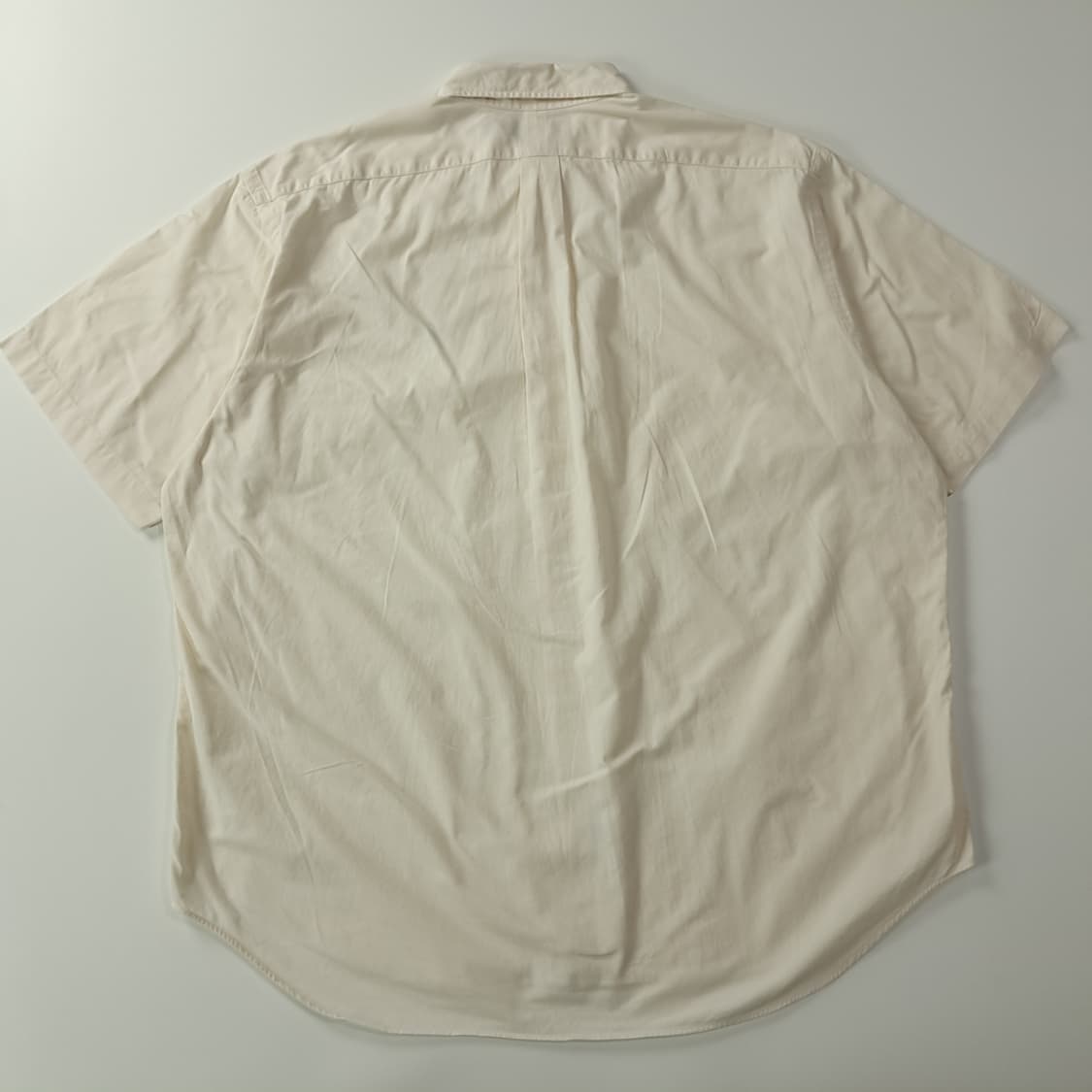 CJ492 XL 폴로 빅사이즈 90s 미국판 네추럴화이트 반팔 셔츠 남 상품이미지6