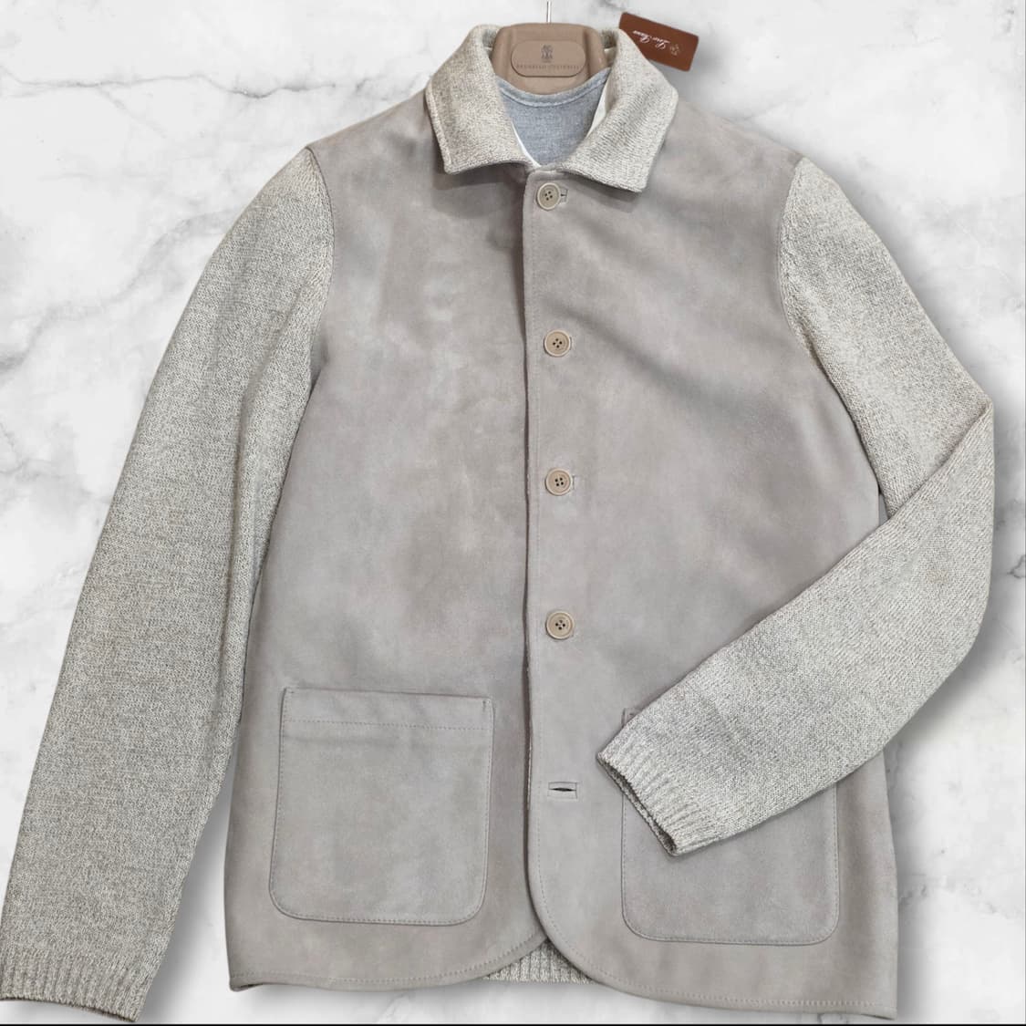 Loro Piana 로로피아나 역작* 스웨이드 캐시미어 실크 초어 자켓 상품이미지9