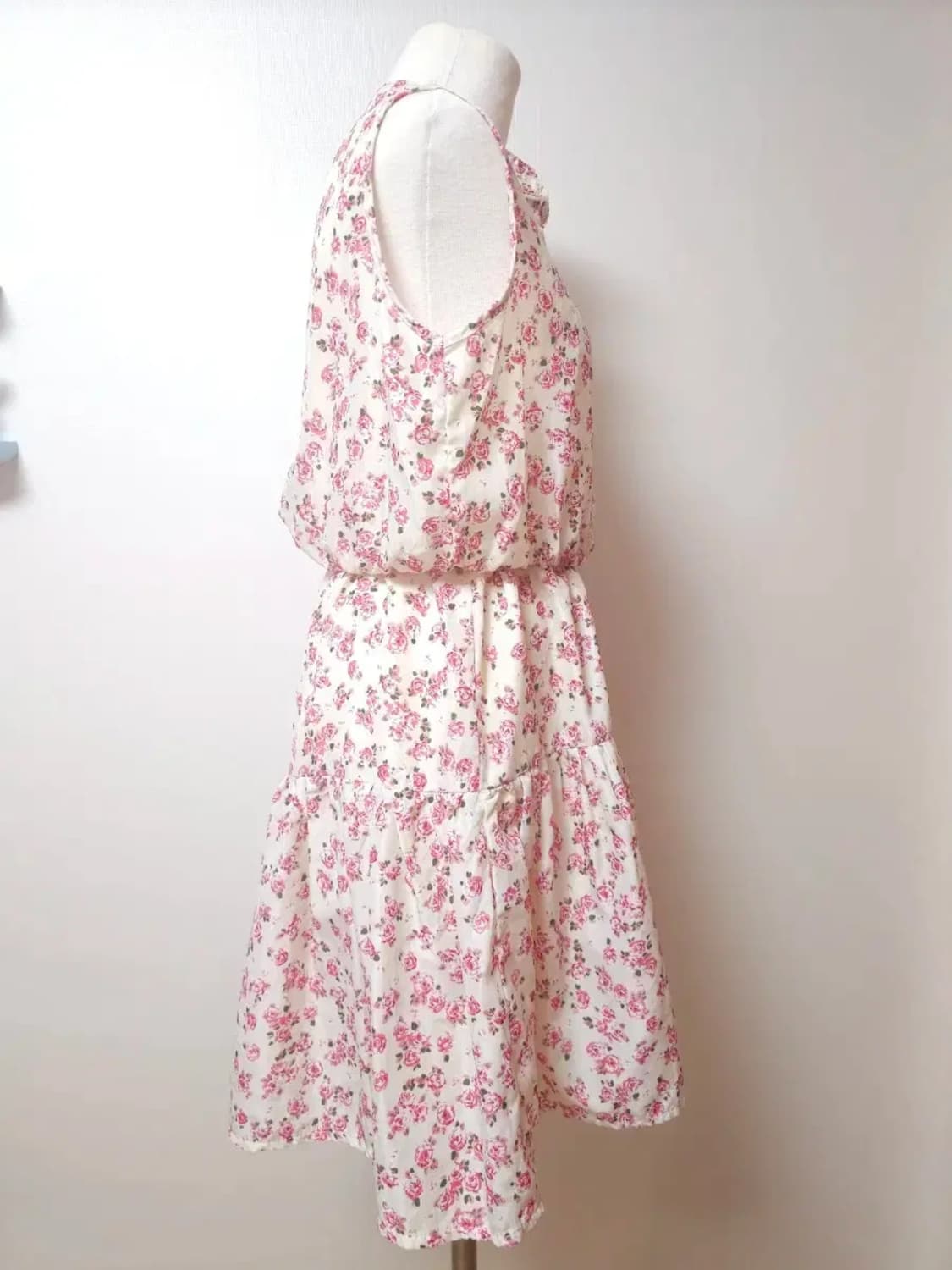 일본빈티지 플로랄 민소매원피스  상품이미지4