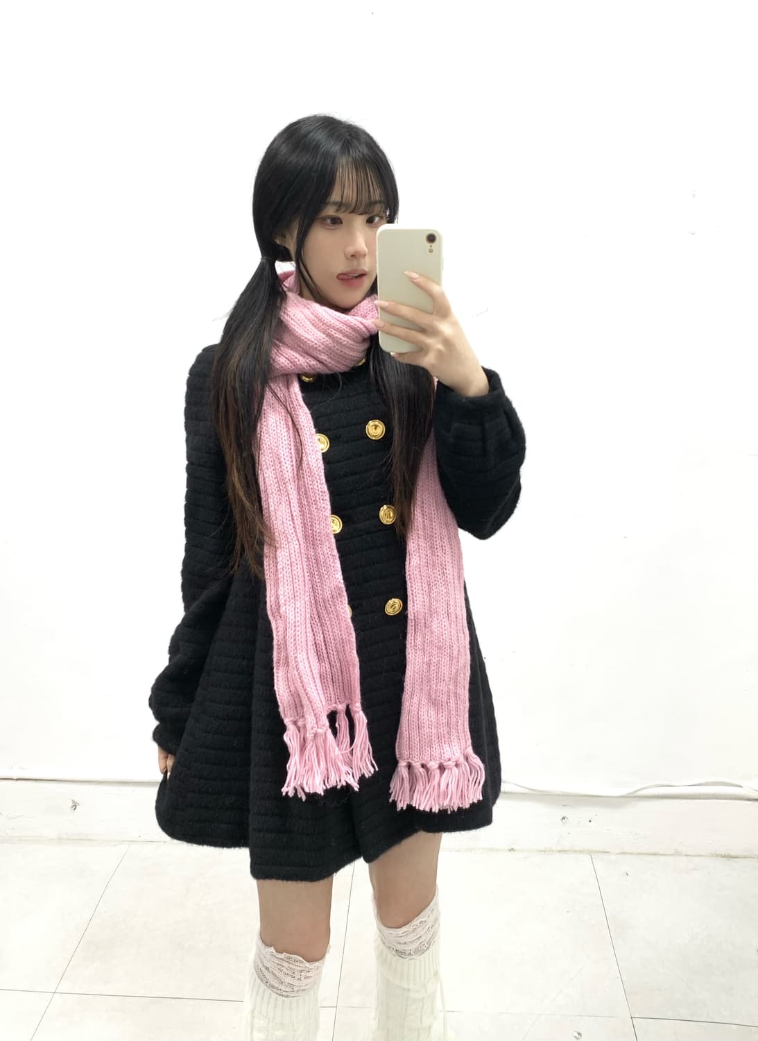 [ALBA ROSA] 코디셋 ! 알바로사 로걀 핑크 아가일 코디셋 상품이미지3