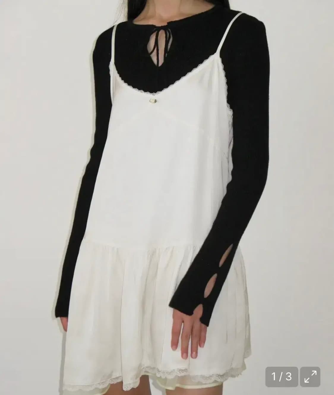 썬번프로젝트 Lace Layered One-piece 상품이미지3