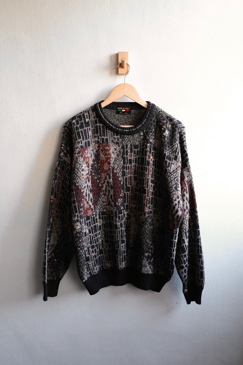 빈티지 자카드 니트 상품이미지1