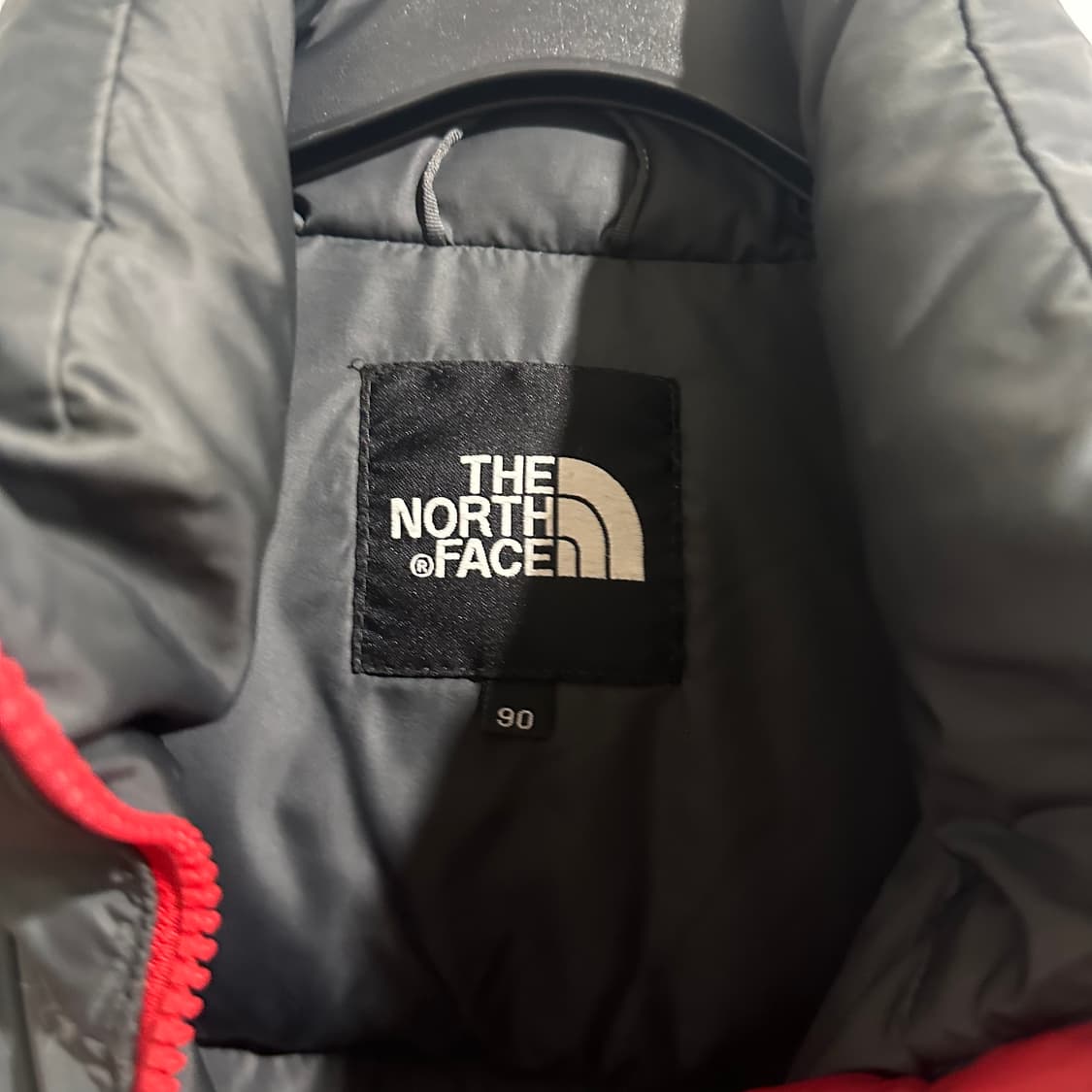 노스페이스 눕시 레드 패딩 상품이미지6