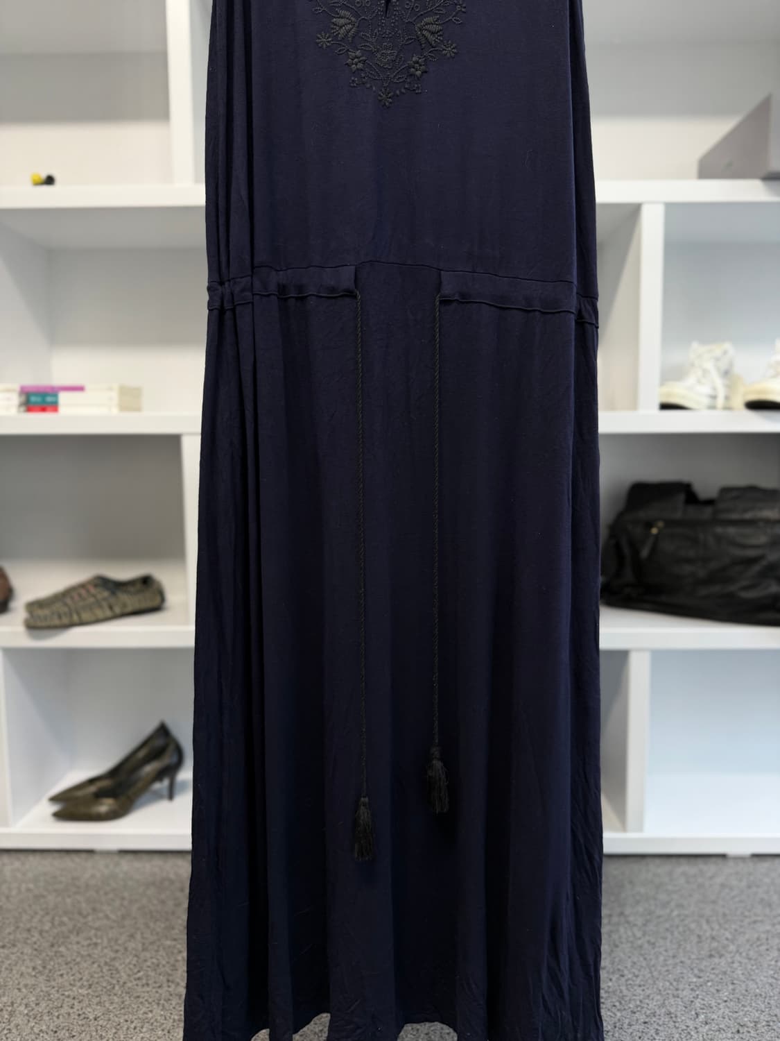 빈티지 스트링 롱 원피스 상품이미지3