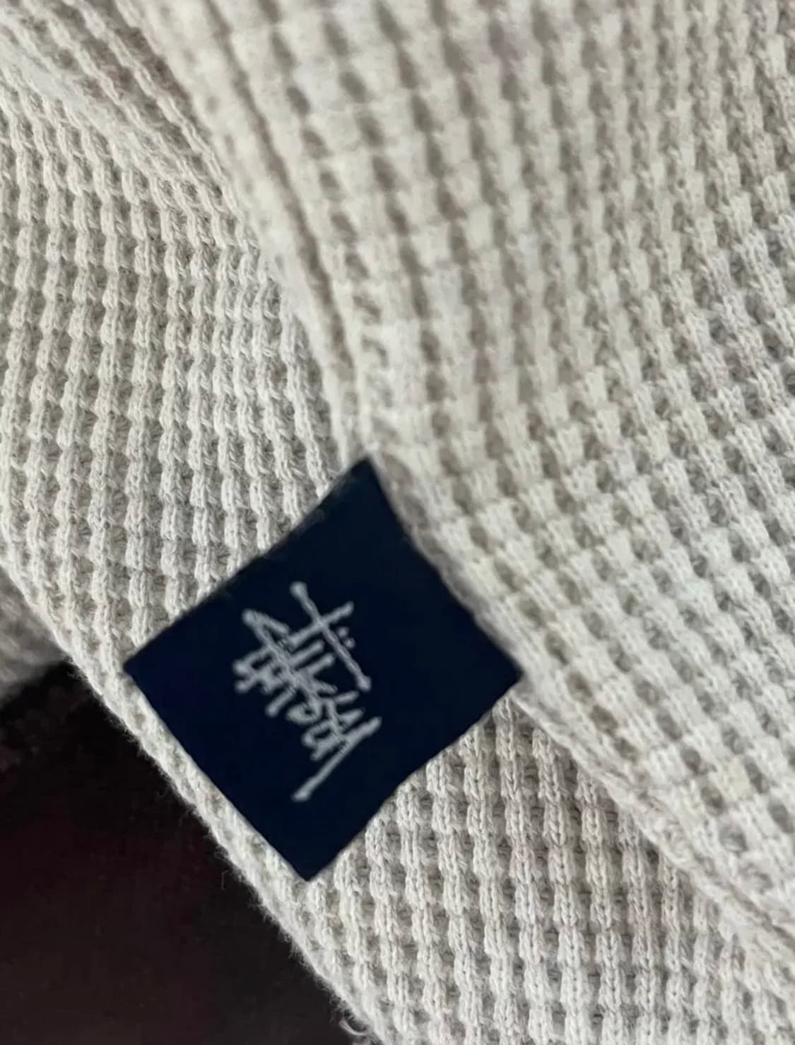 Stussy japan 스투시 재팬 와플 후드집업 M 상품이미지5