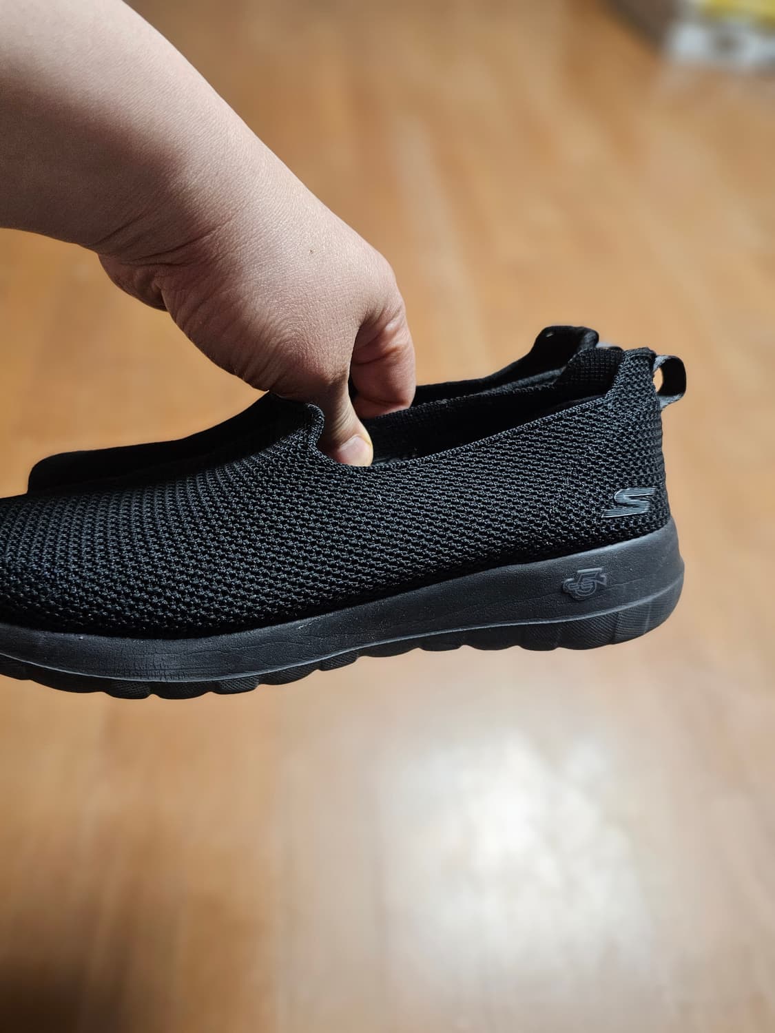 스케쳐스 고워크 블랙 슬립온 240 상품이미지2