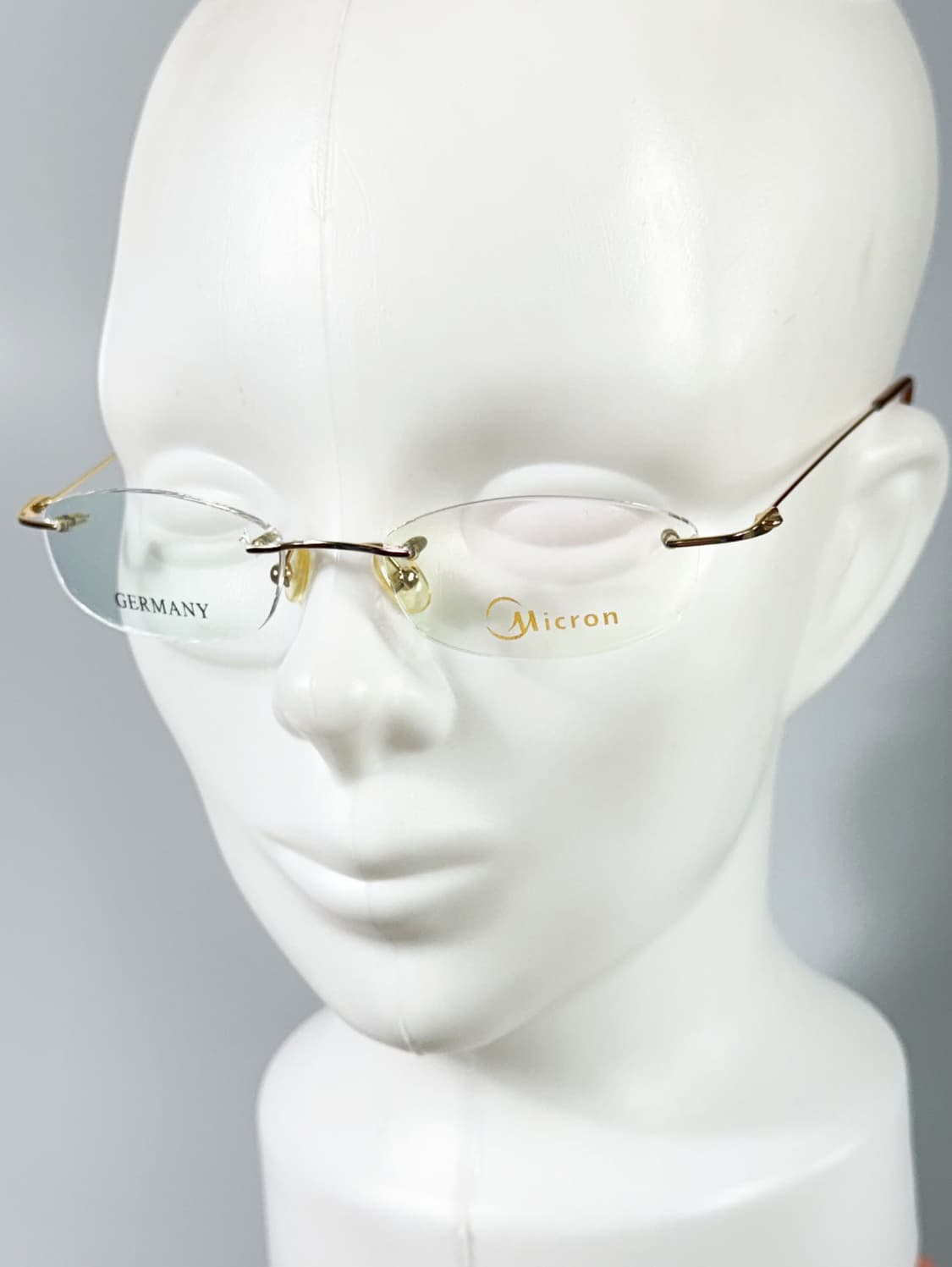 독일제 MICRON 무테 스퀘어 프레임 빈티지 안경 상품이미지8