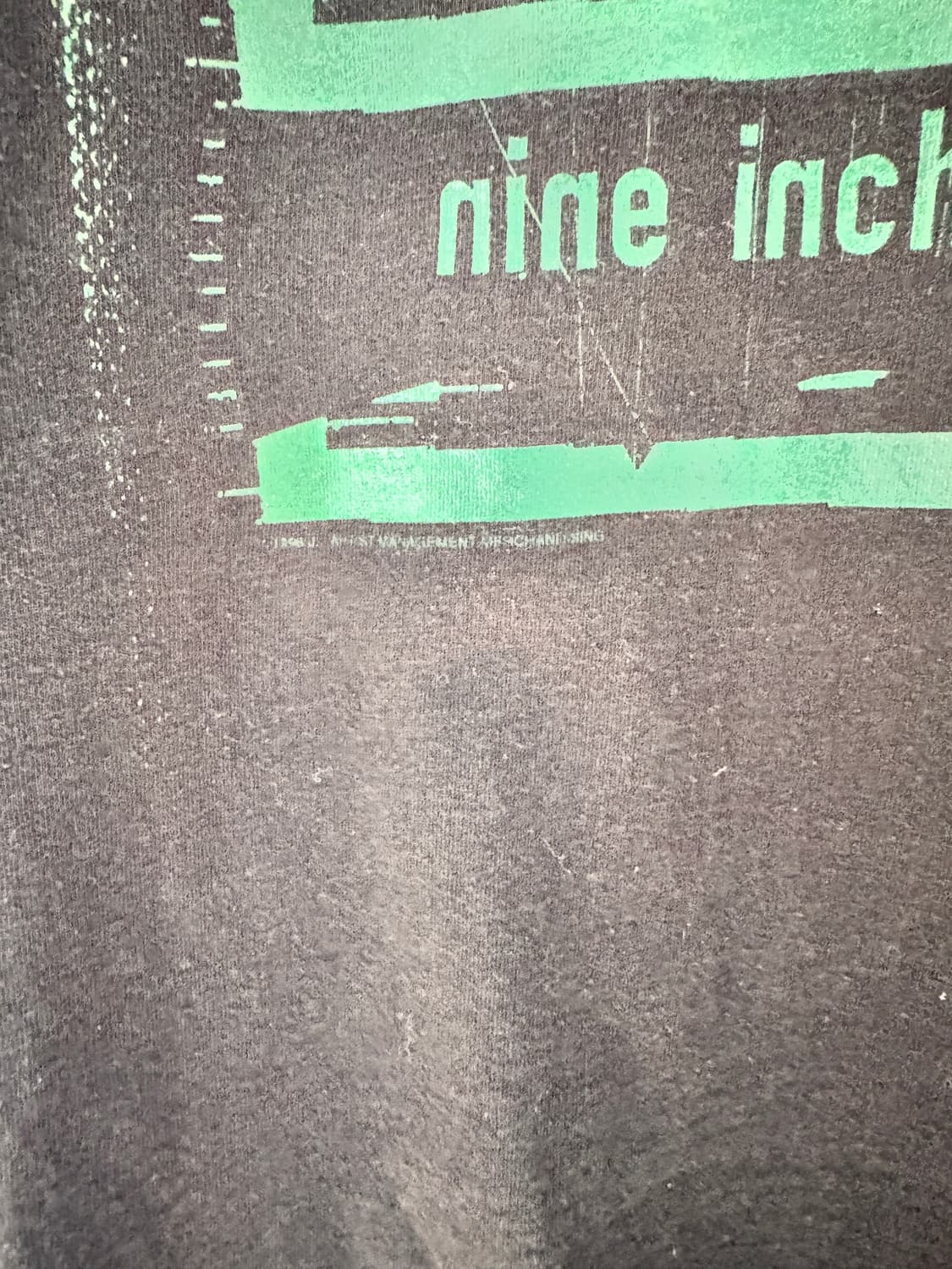 [XL] 90s 나인 인치 네일스 nothing 박스로고 밴드티 상품이미지4