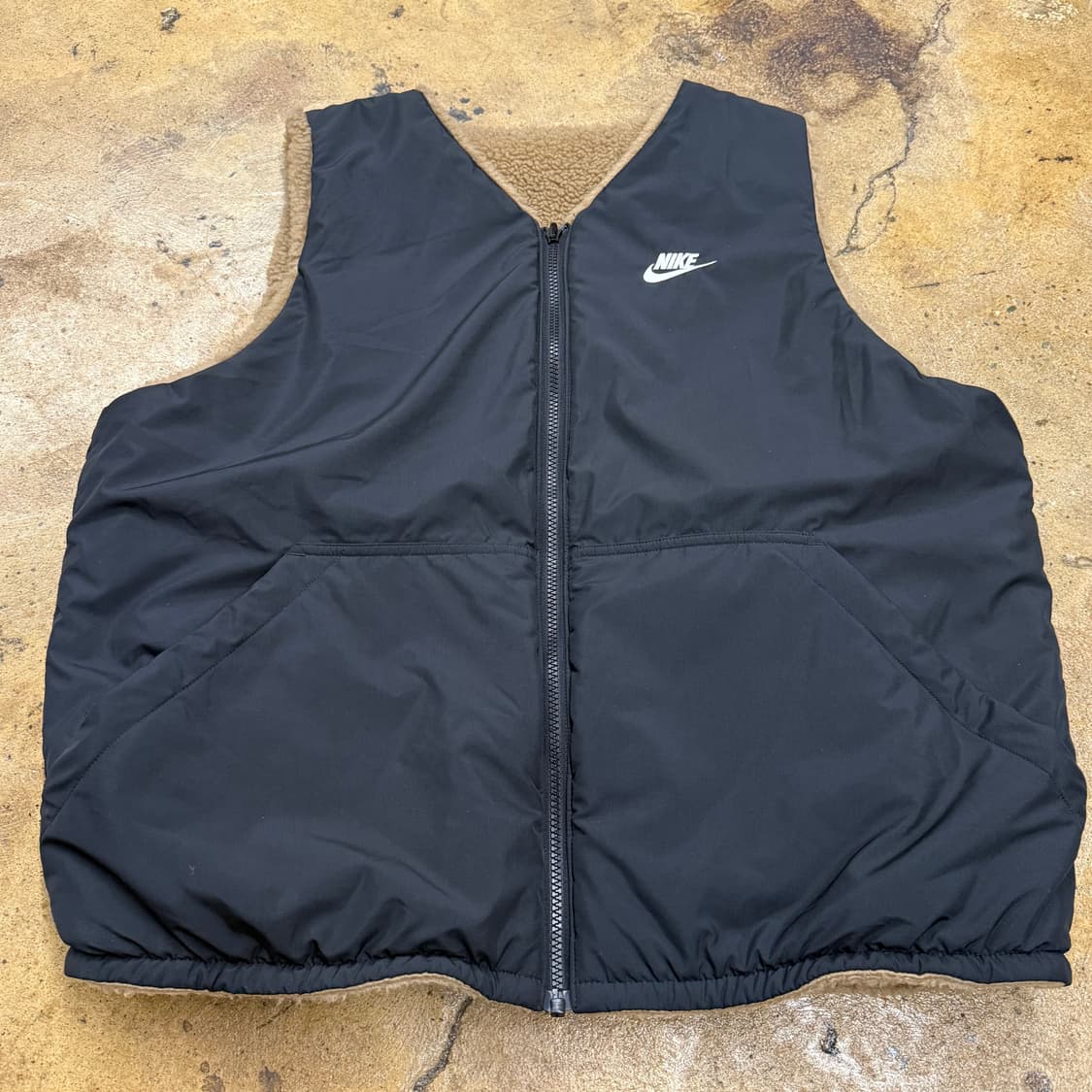 [정품/xl,105] 나이키 리버서블 플리스 베스트 b17 상품이미지5