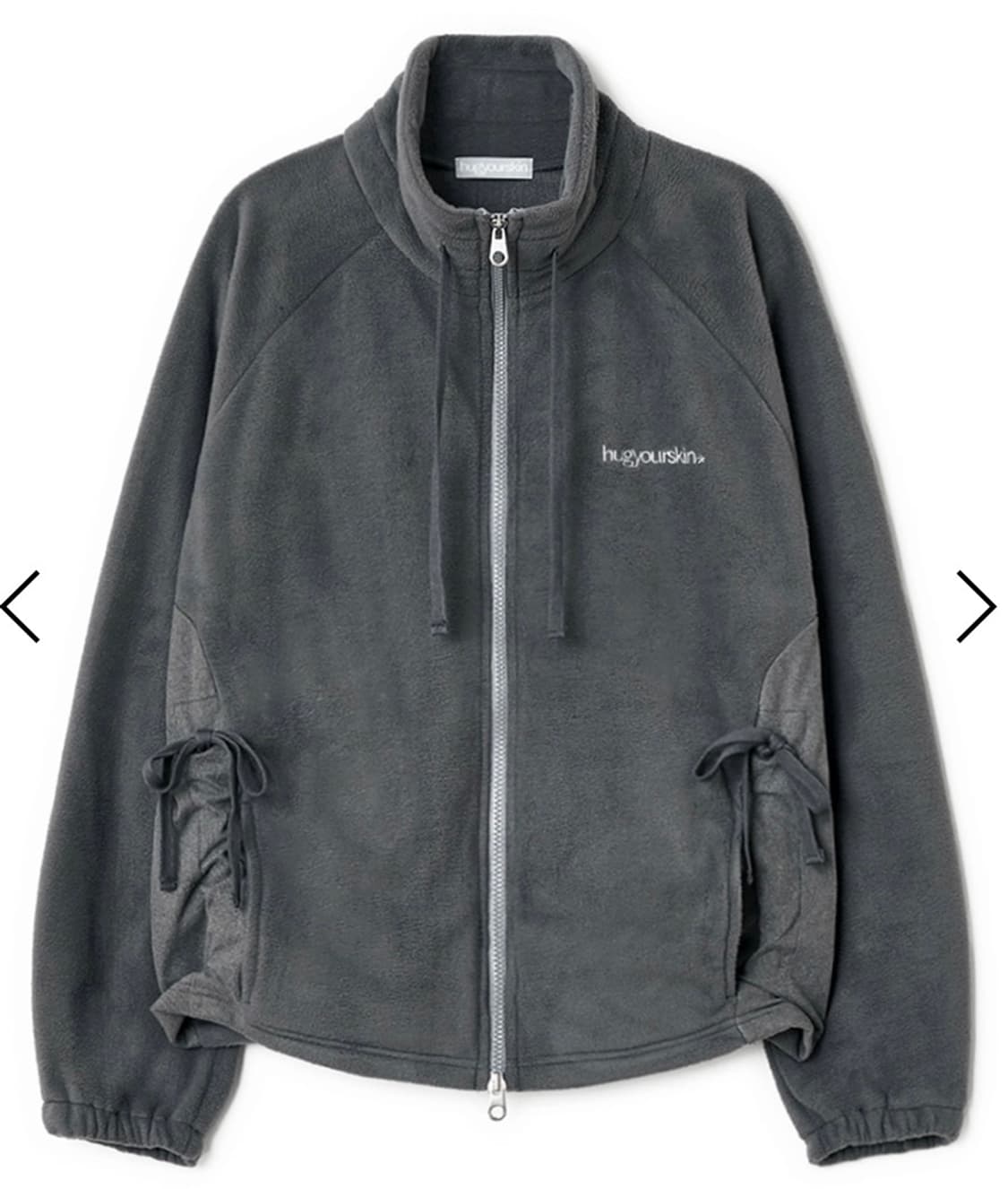 (구합니다) 허그유어스킨 드로우 스트링 플리스 집업 상품이미지1