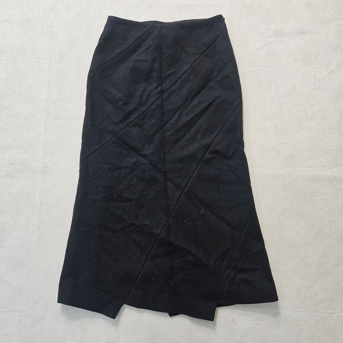 67-94 오즈세컨 블랙 롱 스커트 0309Y 상품이미지1