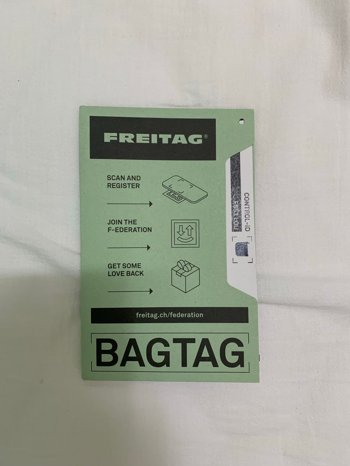 프라이탁 FREITAG 크로스백 블루 / BAGTAG 포함 / 상태 좋음 상품이미지8