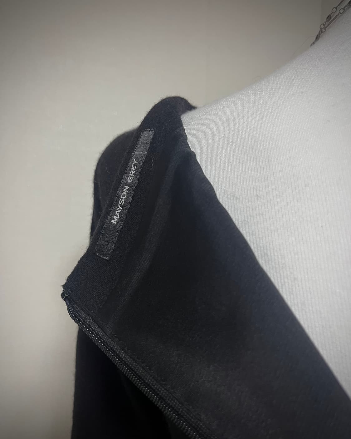 mayson grey 오네갸루 회색 호피 울 원피스 상품이미지5