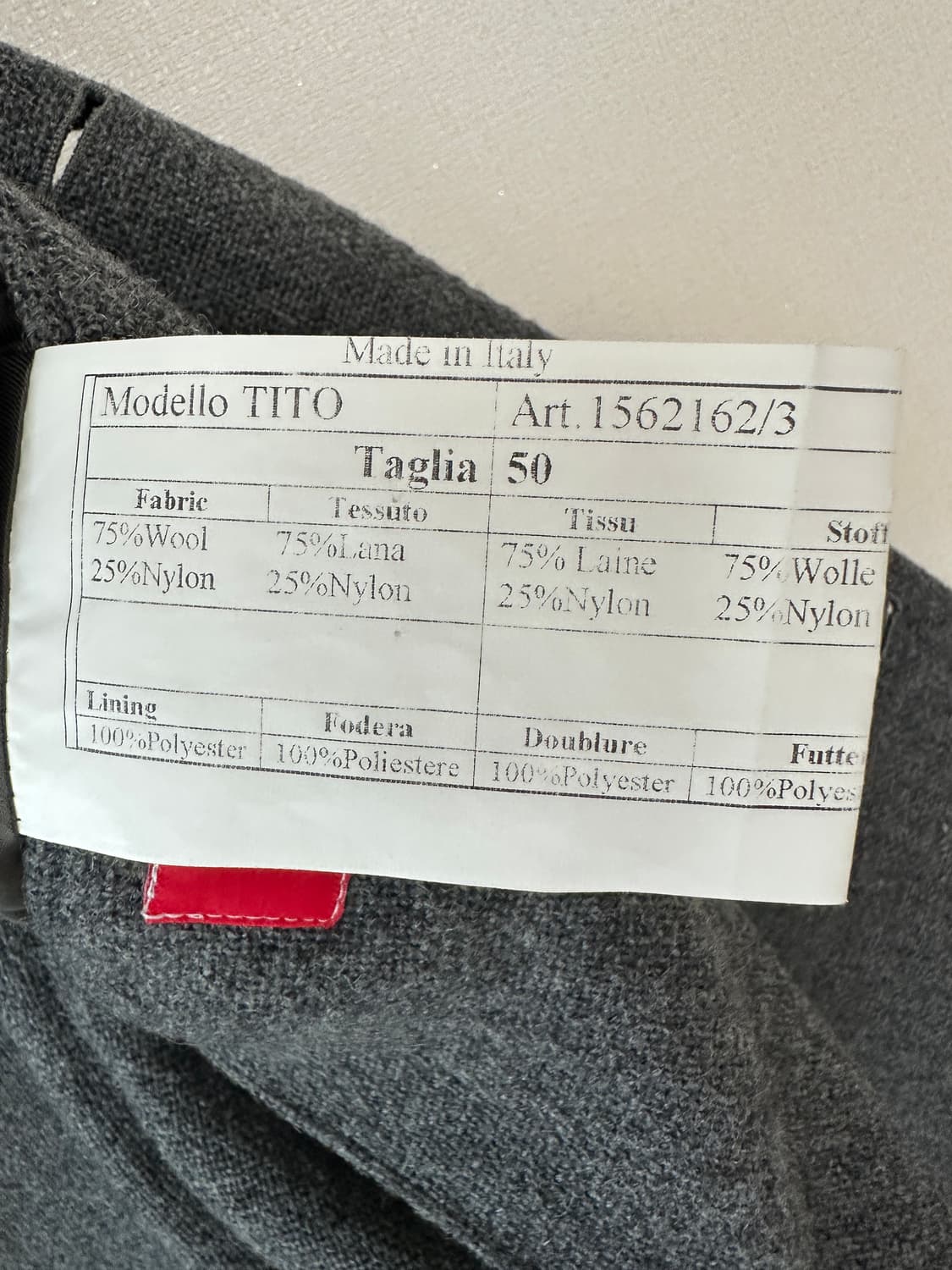 알테아(ALTEA) / 울블레이저 / 48 / 사용감있음 상품이미지3