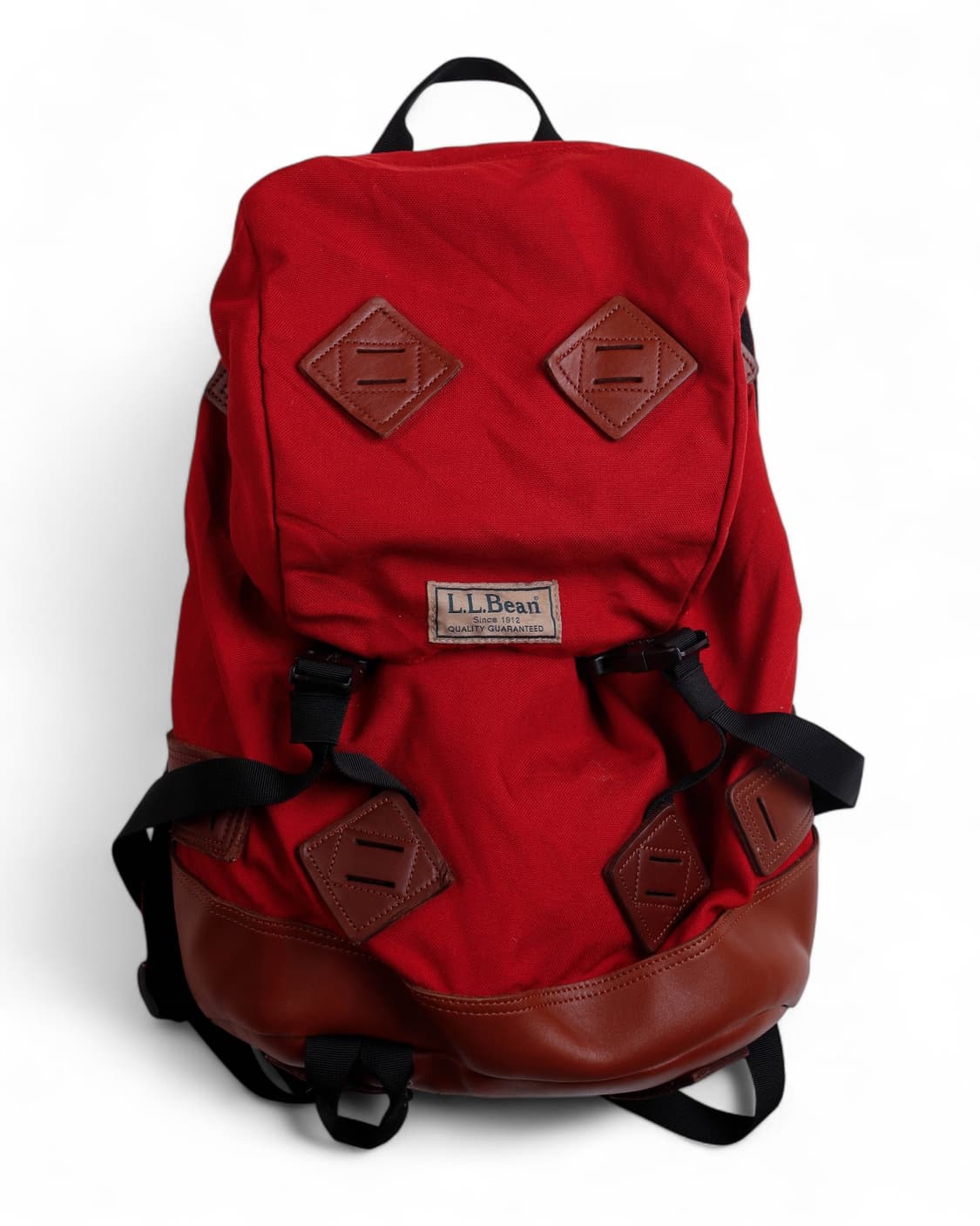 [L.L.BEAN] 빈티지 레더 트래킹 백팩 (RED Rucksack) 상품이미지1