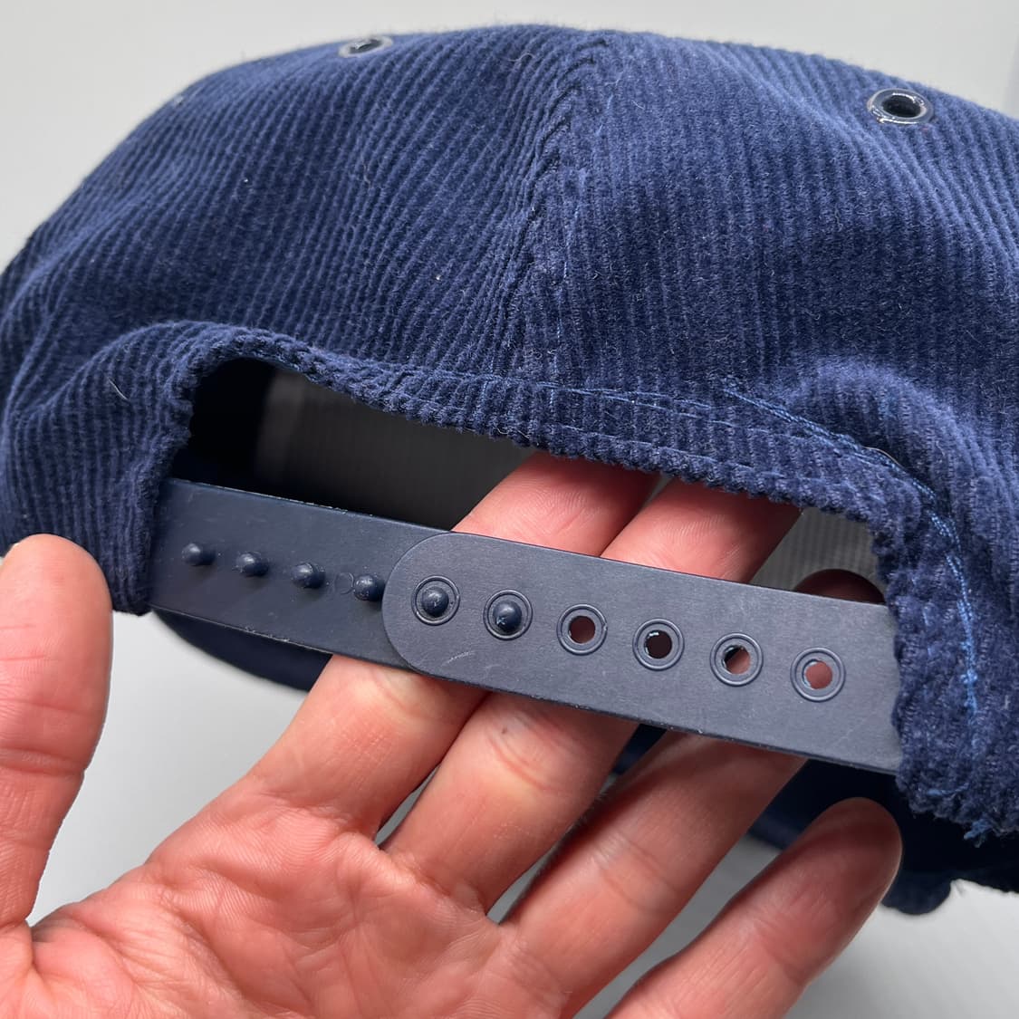 조 카멜 시가렛 빈티지 코듀로이 캡 네이비 상품이미지2