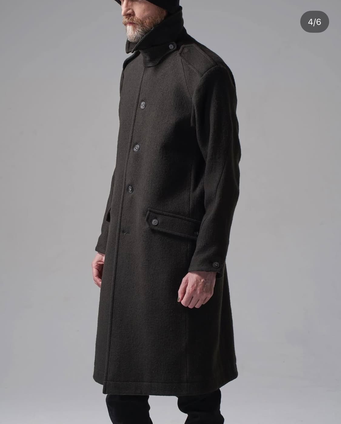 Devoa AW21 wool herringbon coat 상품이미지2