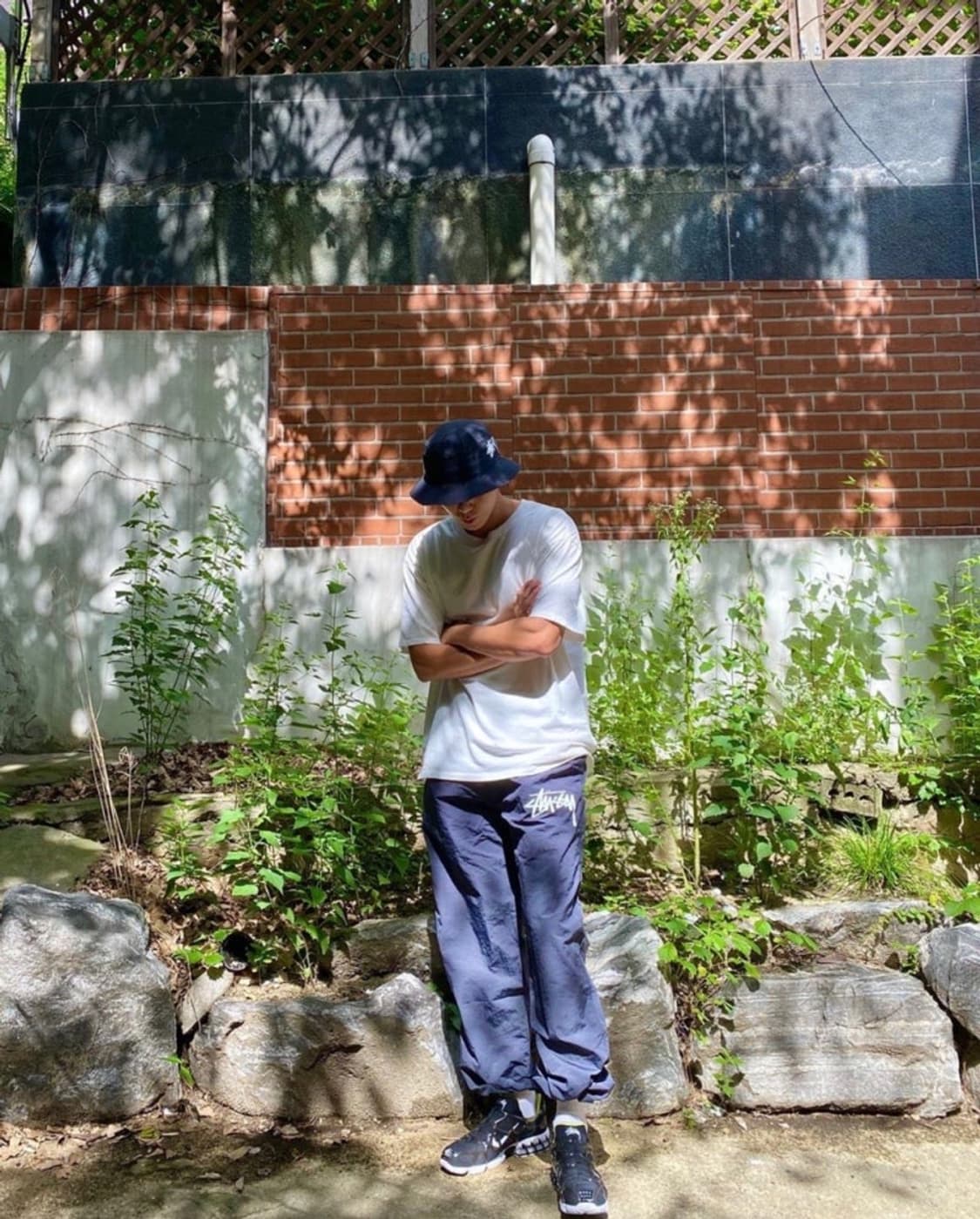 [M] 나이키 스투시 비치 팬츠 오프 느와르 상품이미지1