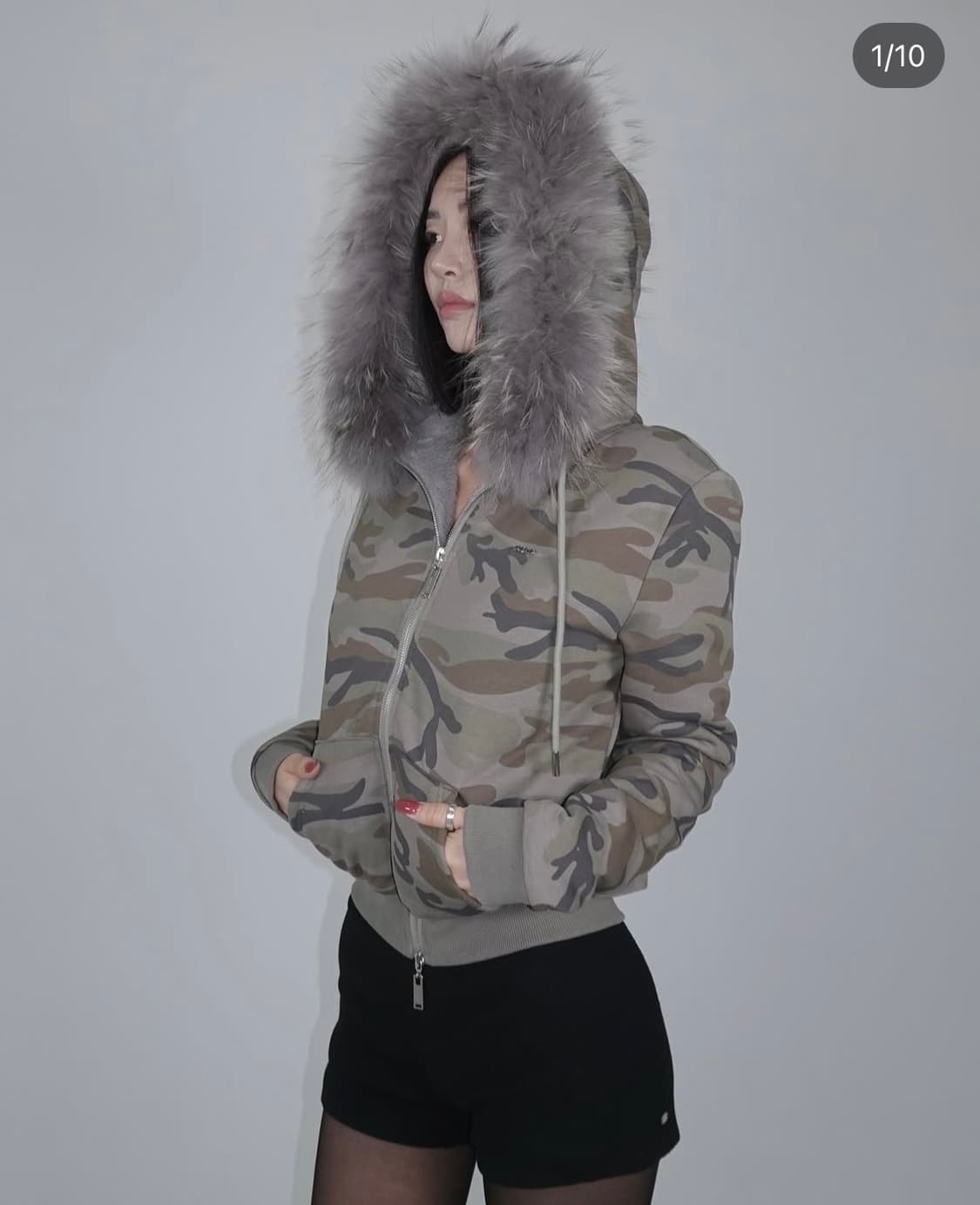 페일제이드 카모 울프조 울프죠 후디 라이트 2사이즈 상품이미지1