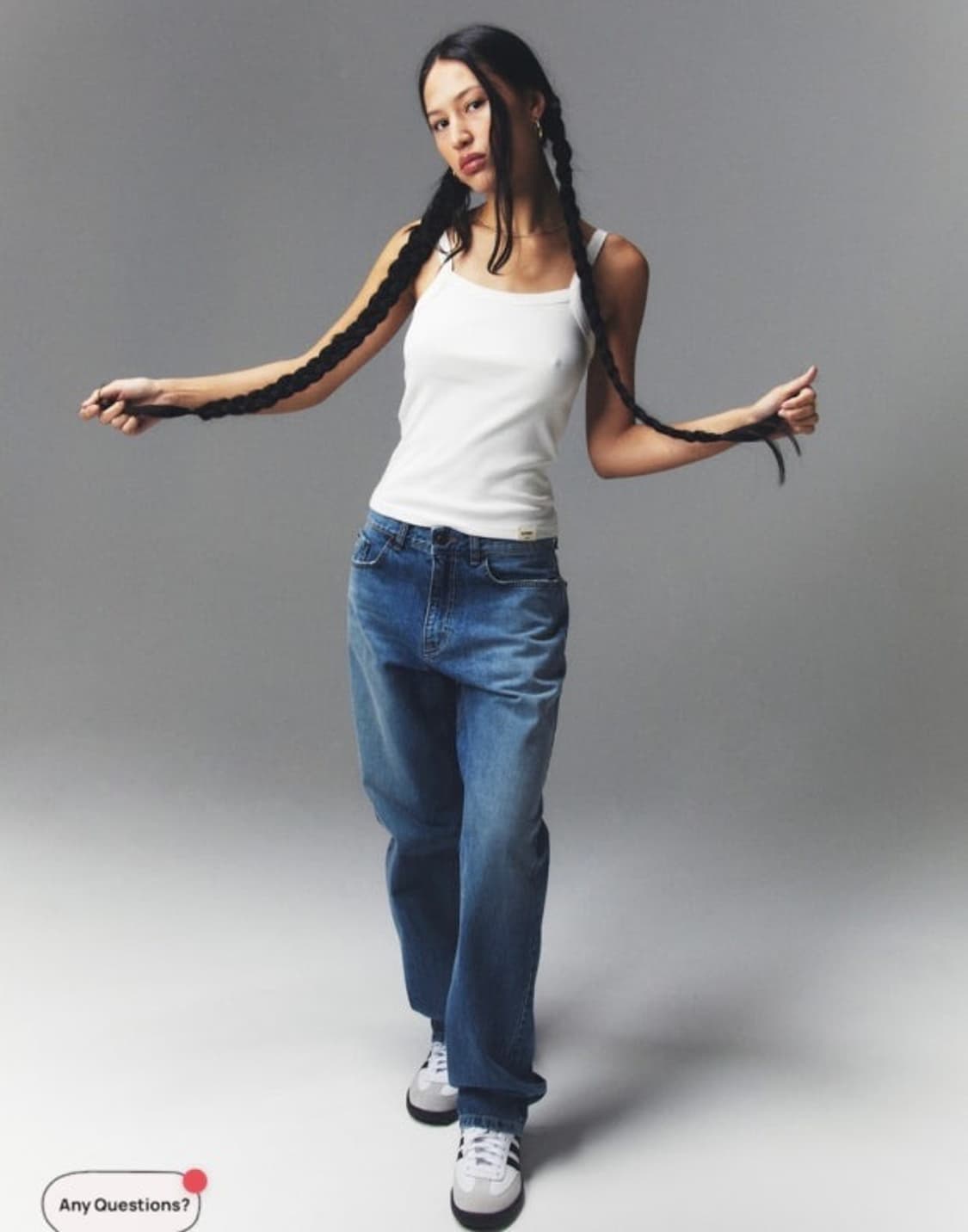 글로니 93 미드라이즈 데님팬츠  상품이미지1